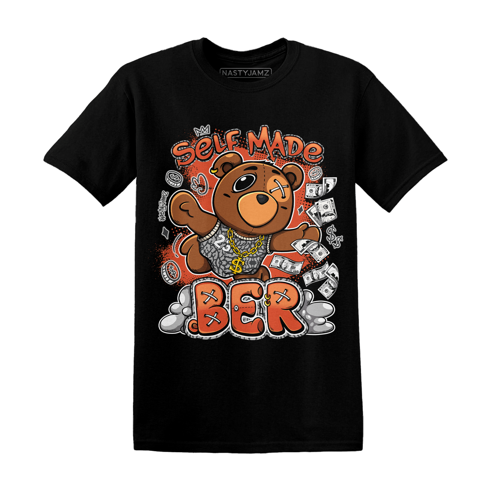 Georgia Peach 3s T Shirt Match Self Made BER - NastyJamz