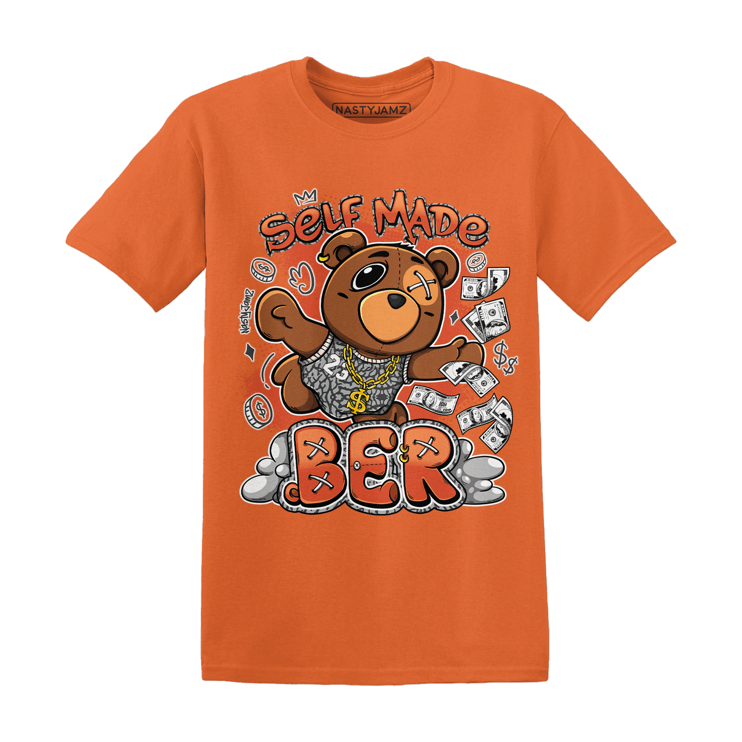 Georgia Peach 3s T Shirt Match Self Made BER - NastyJamz