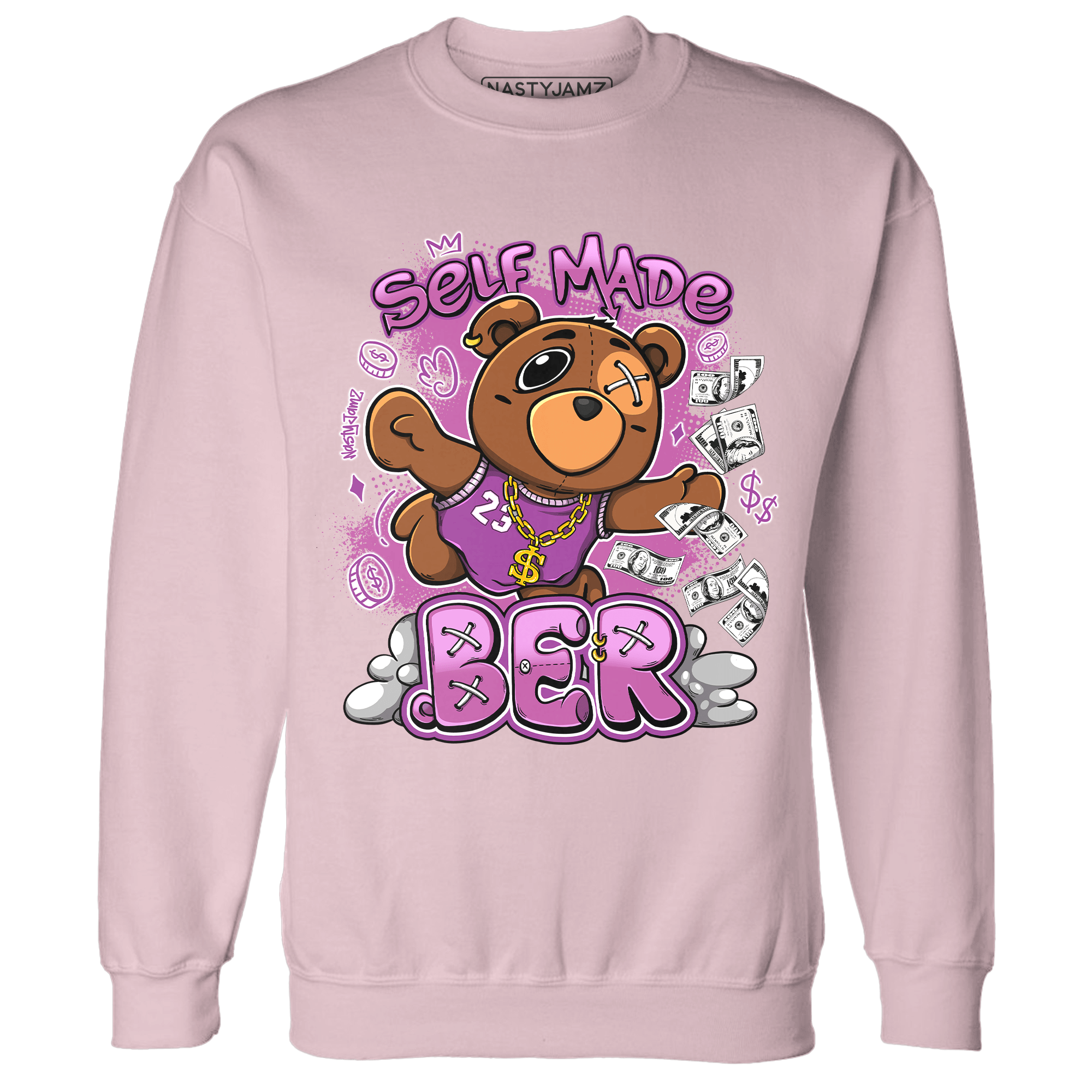 GS Hyper Violet 4s Sweatshirt Match Self Made BER - NastyJamz