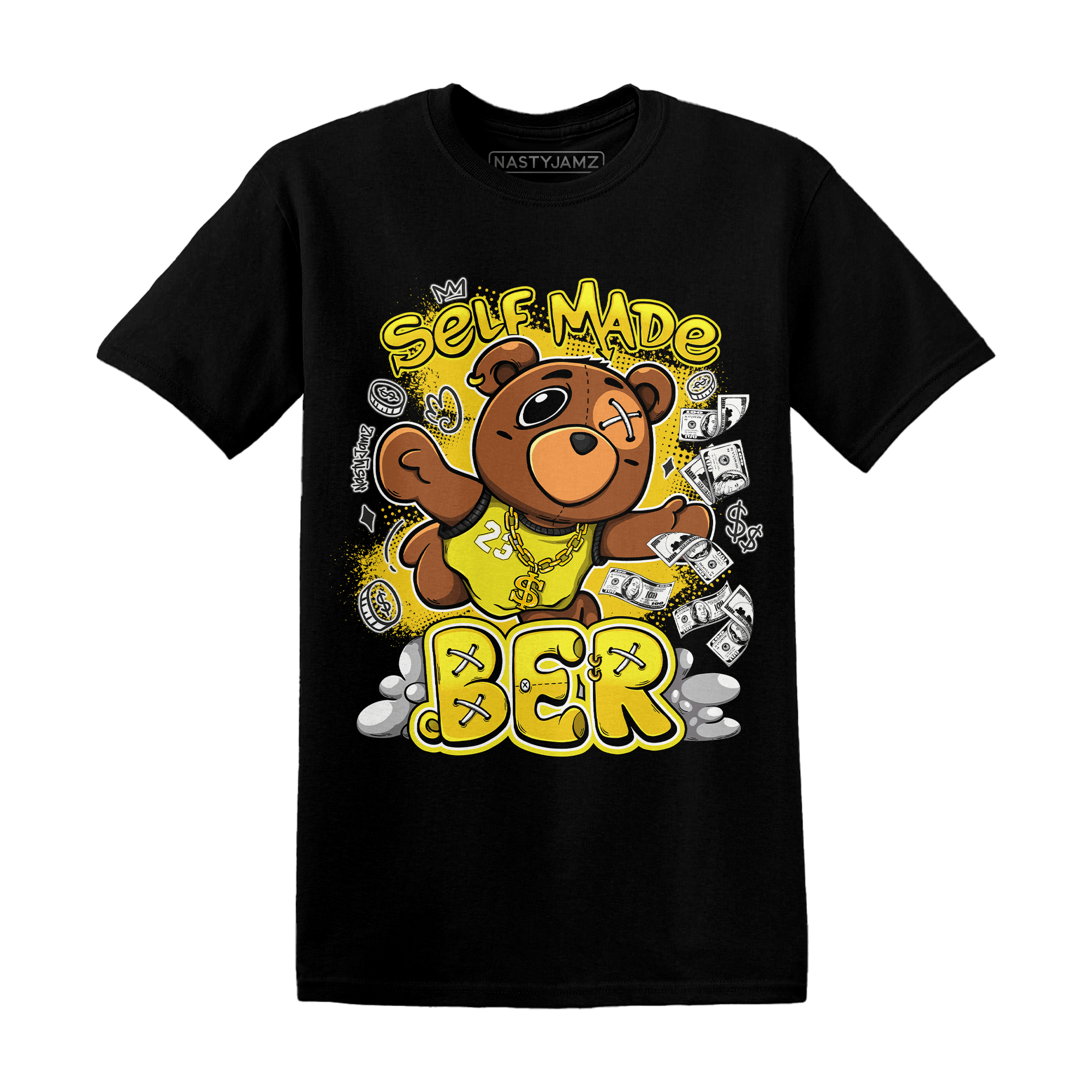 Vivid Sulfur 4s T Shirt Match Self Made BER - NastyJamz
