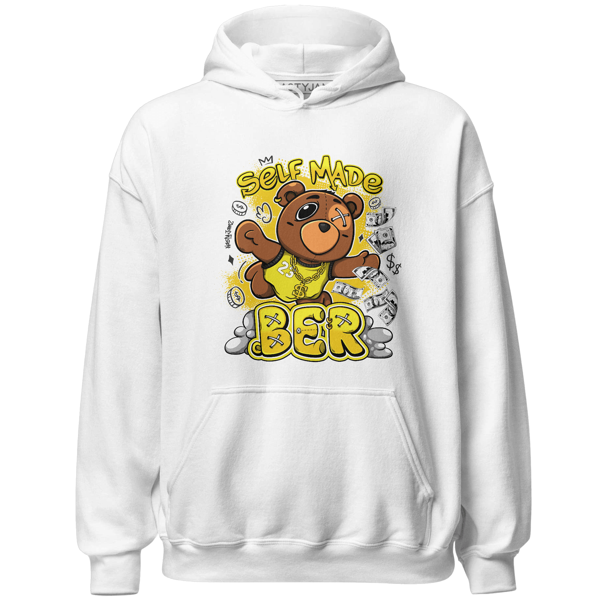 Vivid Sulfur 4s Hoodie Match Self Made BER - NastyJamz