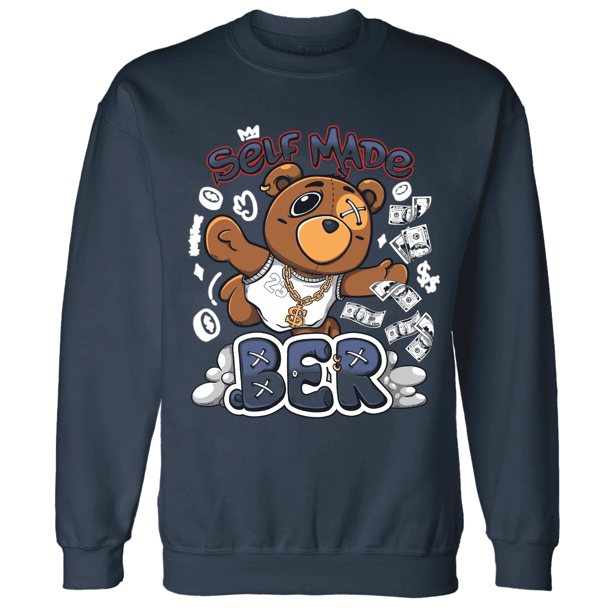 White-Navy-6s-Sweatshirt-Match-Self-Made-BER