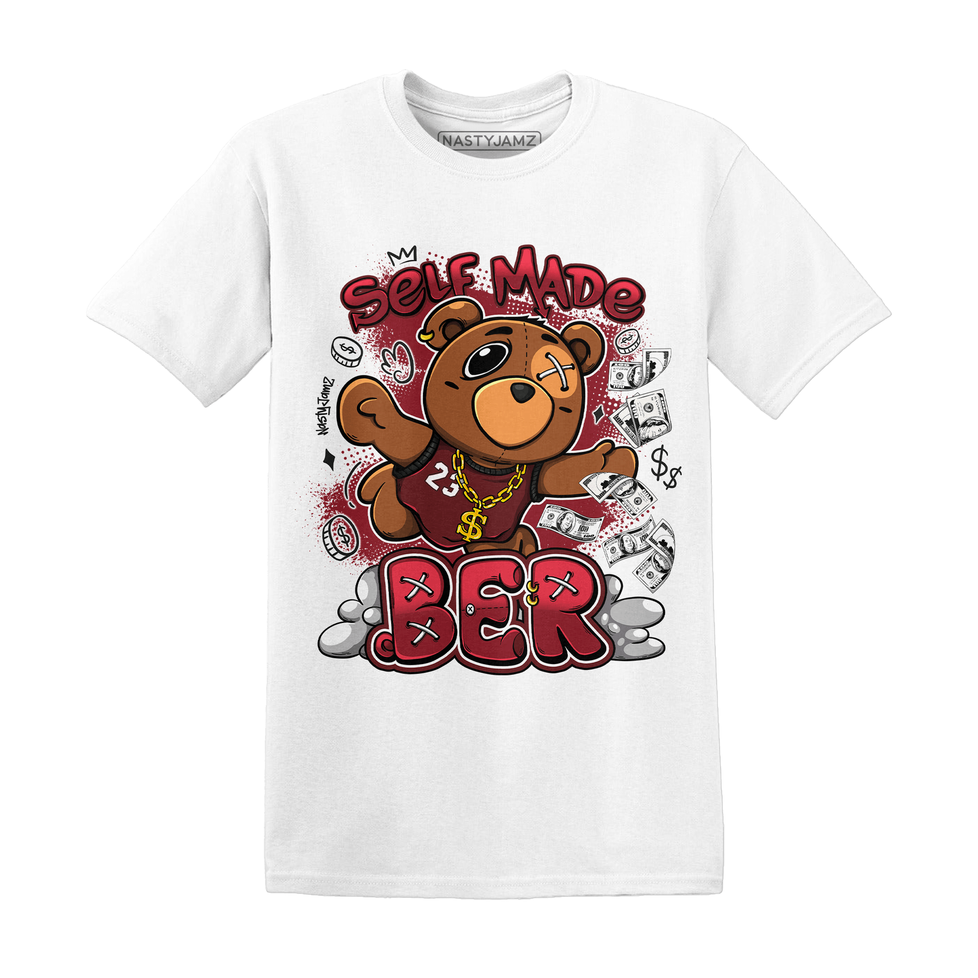 Cherry 12s T Shirt Match Self Made BER - NastyJamz