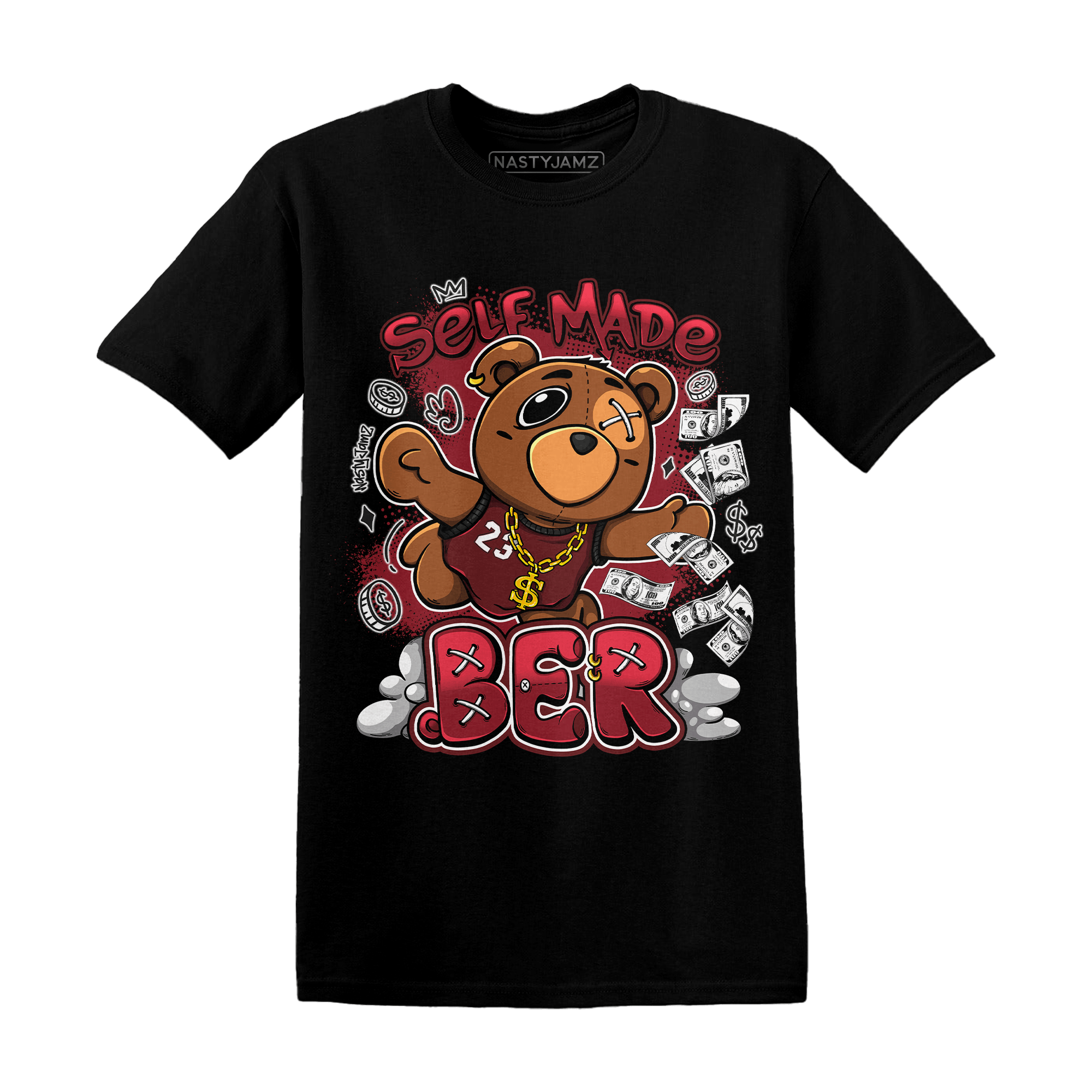Cherry 12s T Shirt Match Self Made BER - NastyJamz