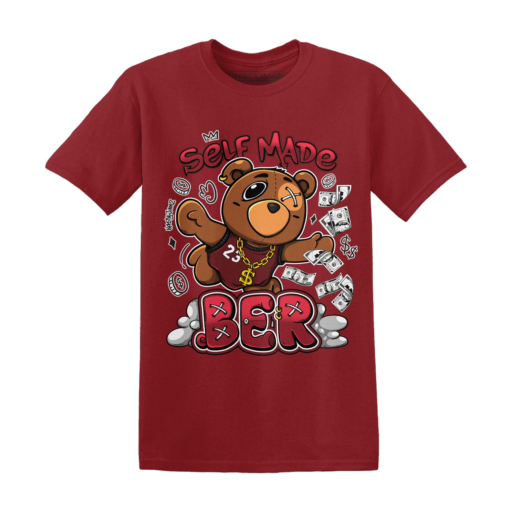 Cherry 12s T Shirt Match Self Made BER - NastyJamz