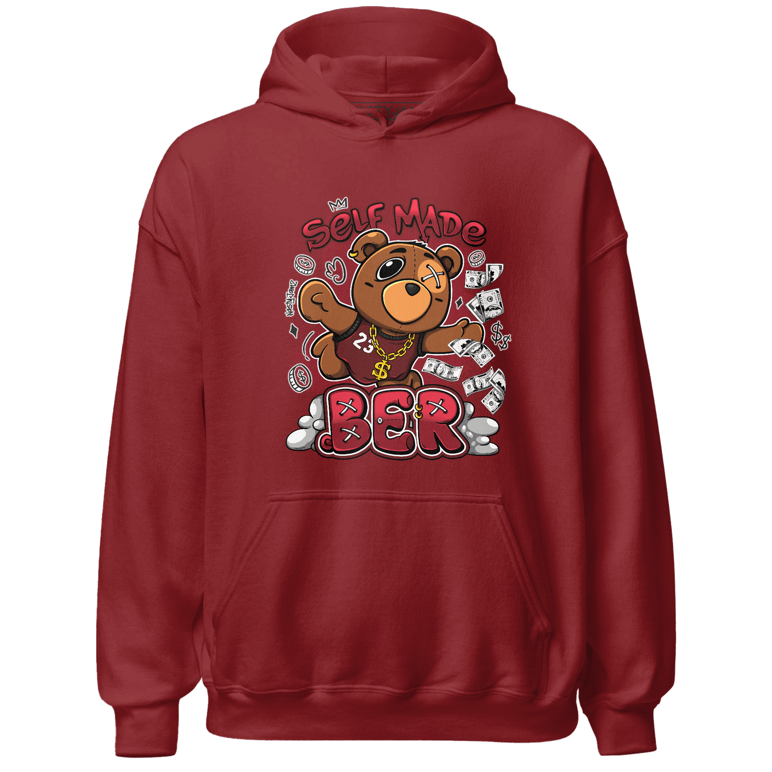 Cherry 12s Hoodie Match Self Made BER - NastyJamz