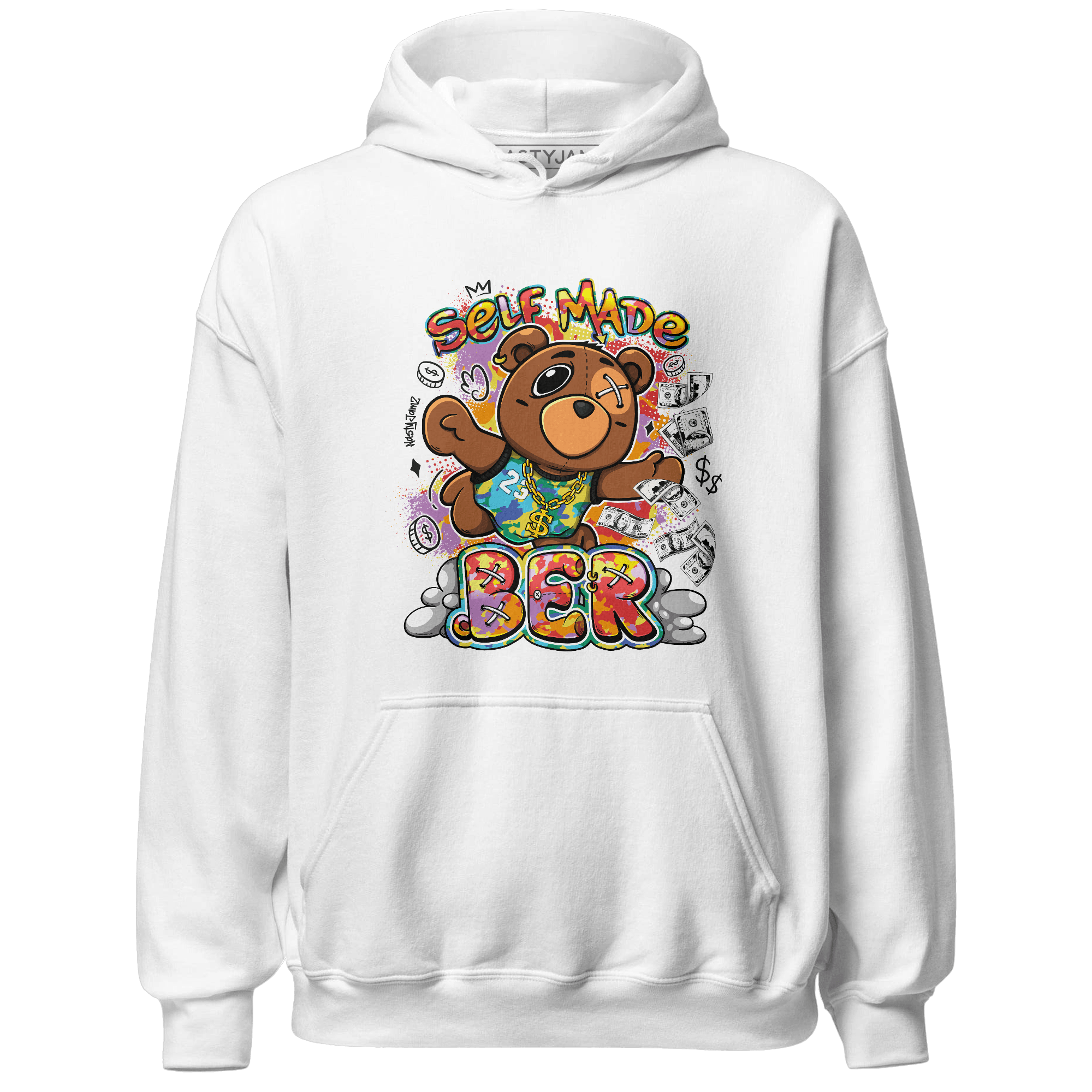 Mid GS Six Championships 1s Hoodie Match Self Made BER - NastyJamz
