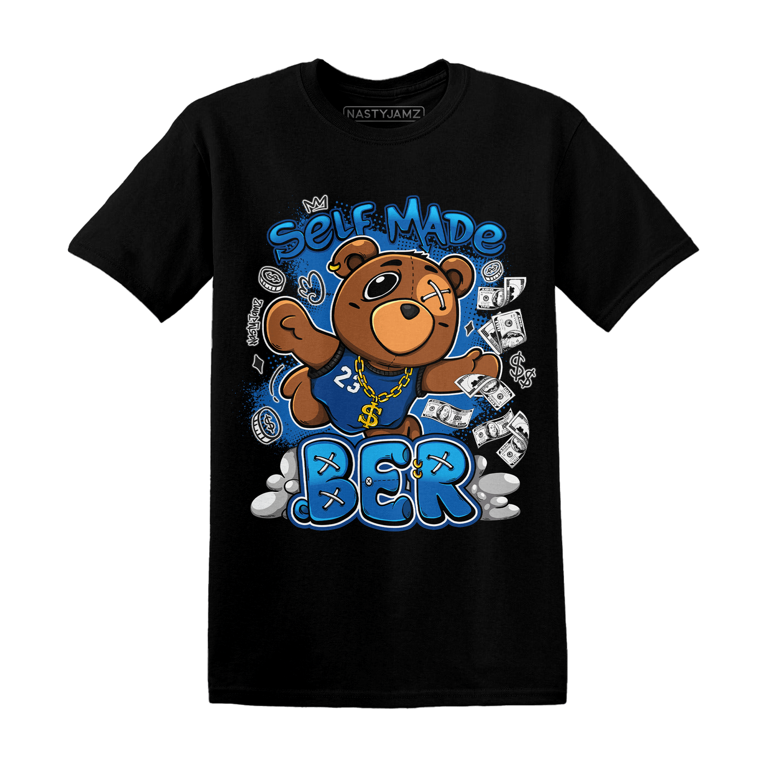 Royal Reimagined 1s T Shirt Match Self Made BER - NastyJamz