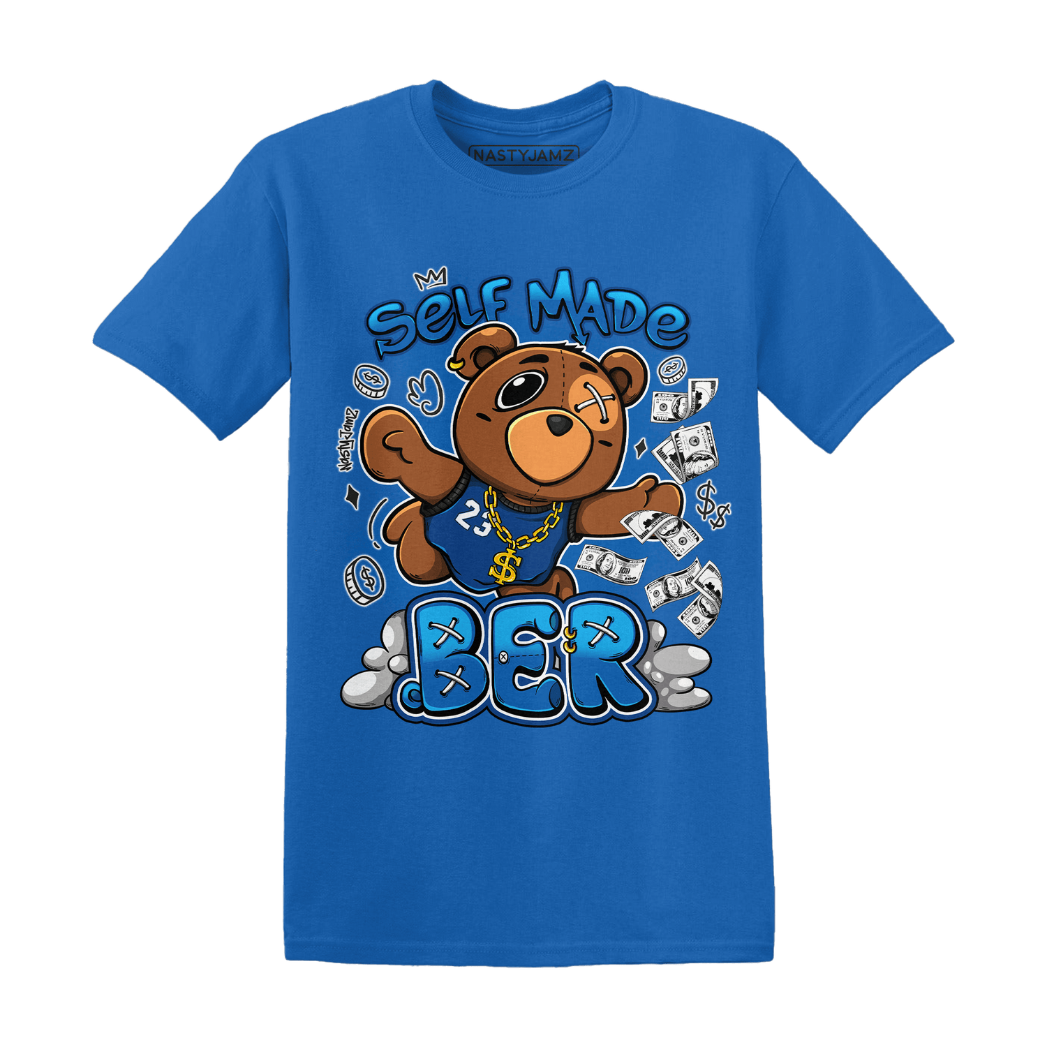 Royal Reimagined 1s T Shirt Match Self Made BER - NastyJamz