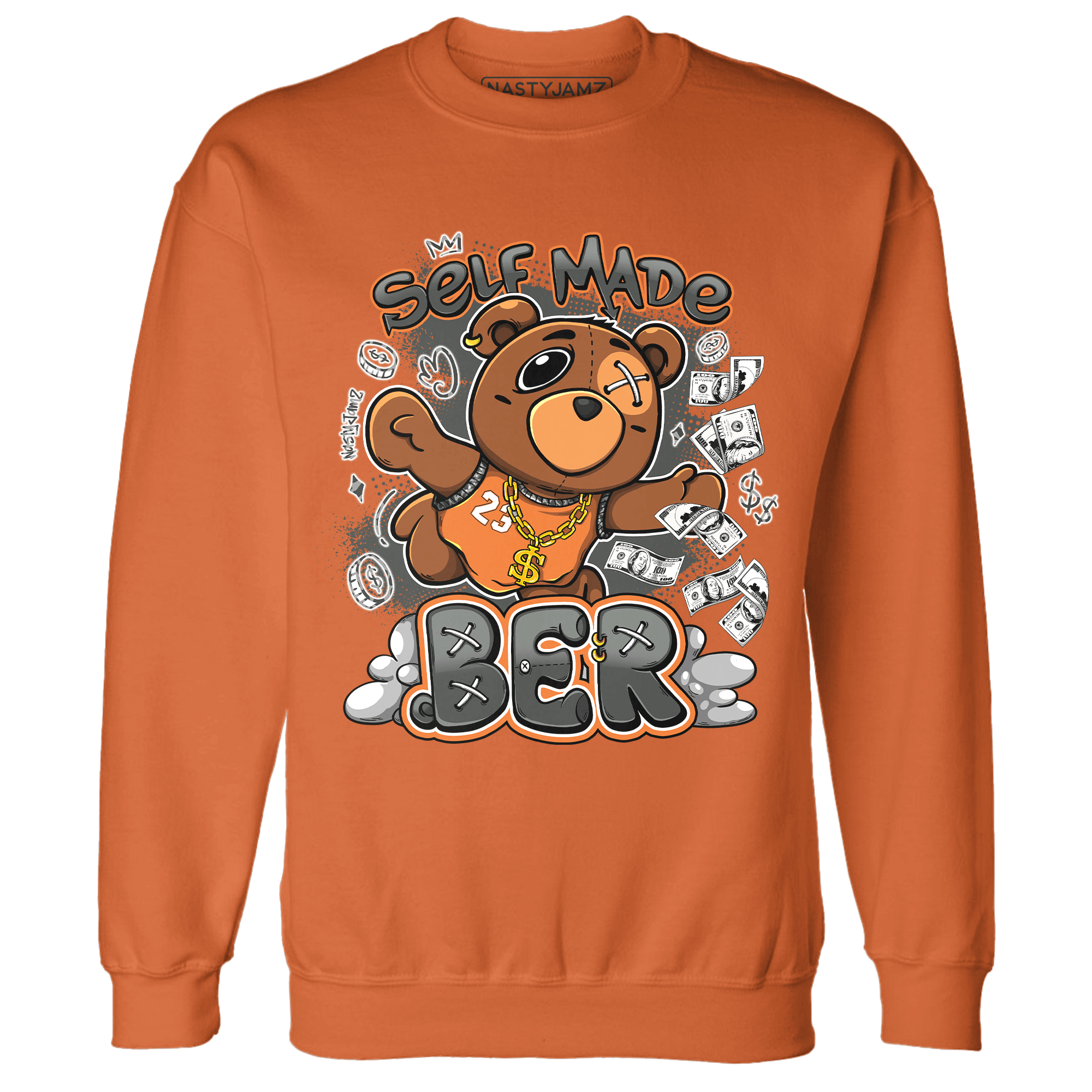 Fear Pack 3s Sweatshirt Match Self Made BER - NastyJamz