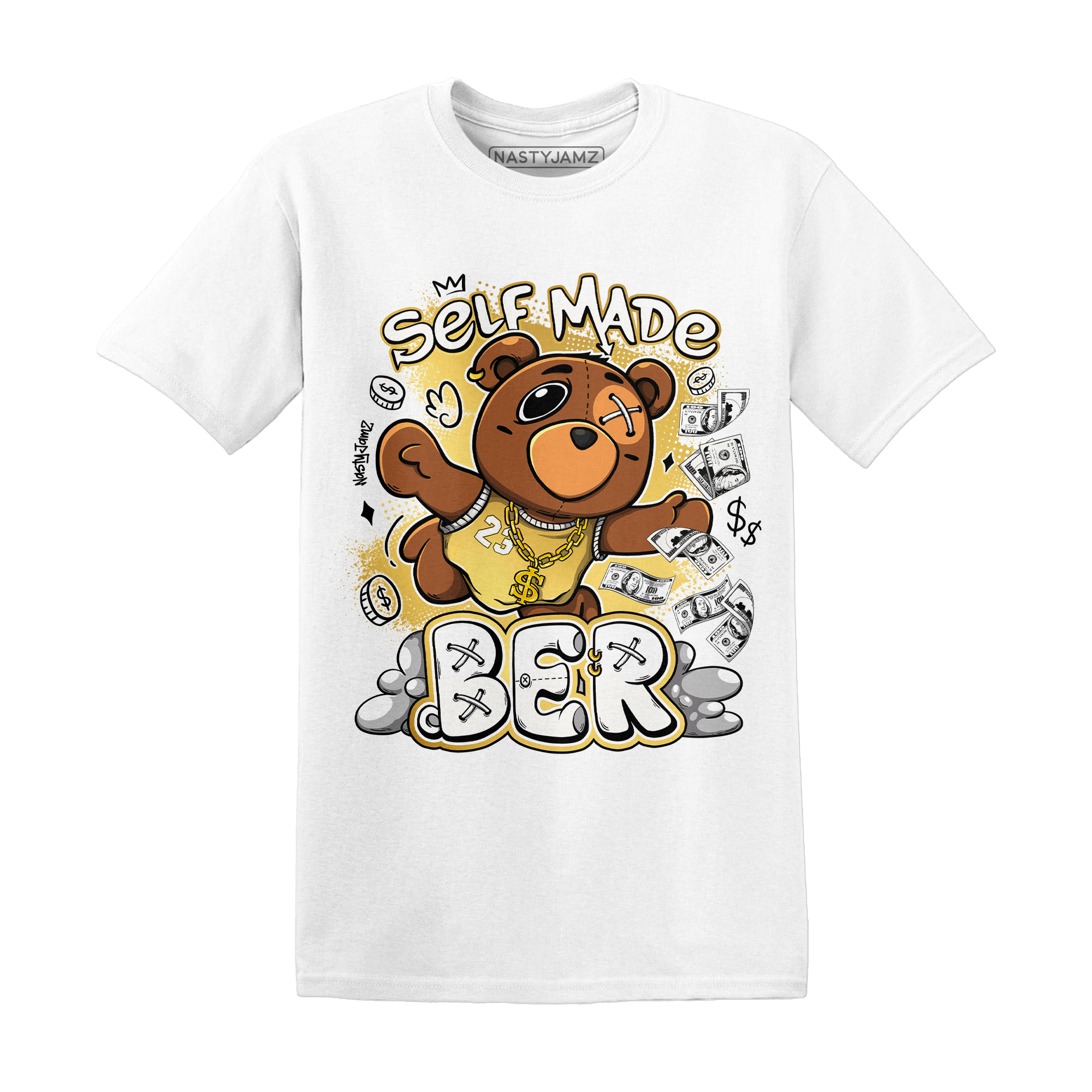 Sail 4s T Shirt Match Self Made BER - NastyJamz