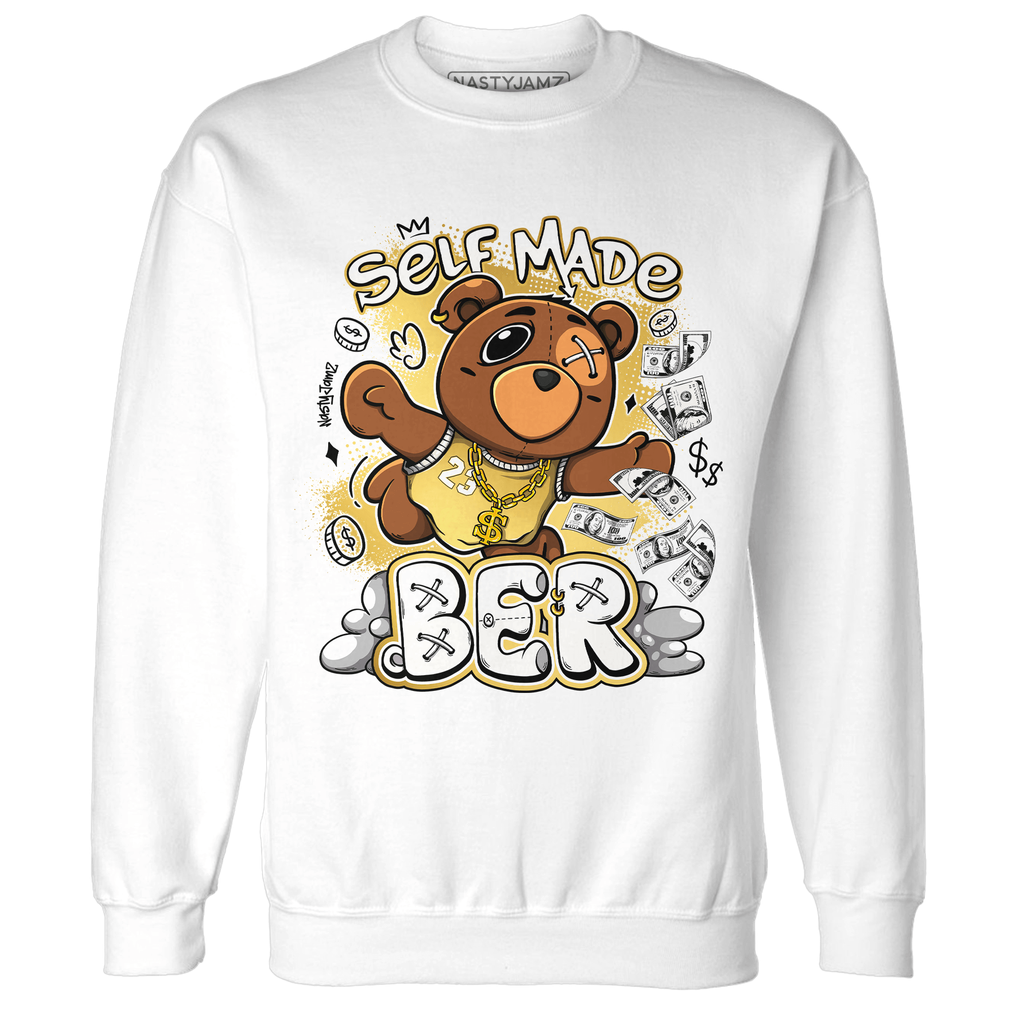 Sail 4s Sweatshirt Match Self Made BER - NastyJamz