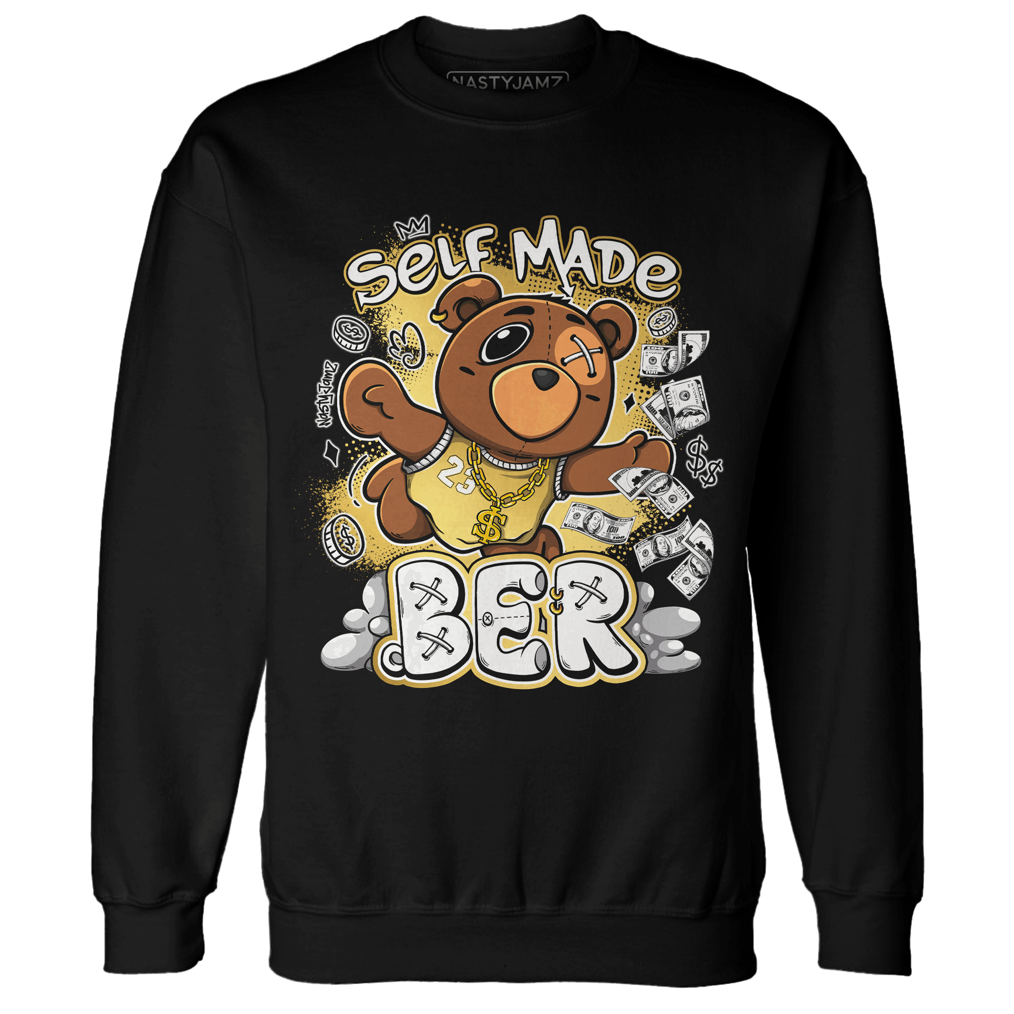 Sail 4s Sweatshirt Match Self Made BER - NastyJamz