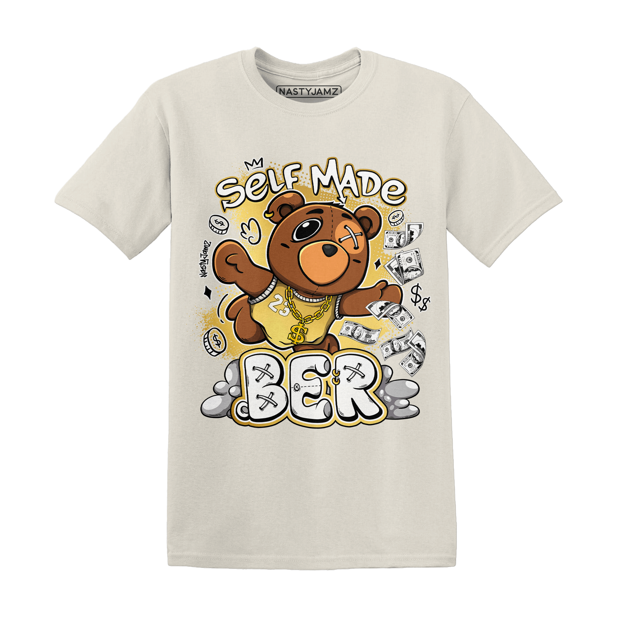 Sail 4s T Shirt Match Self Made BER - NastyJamz