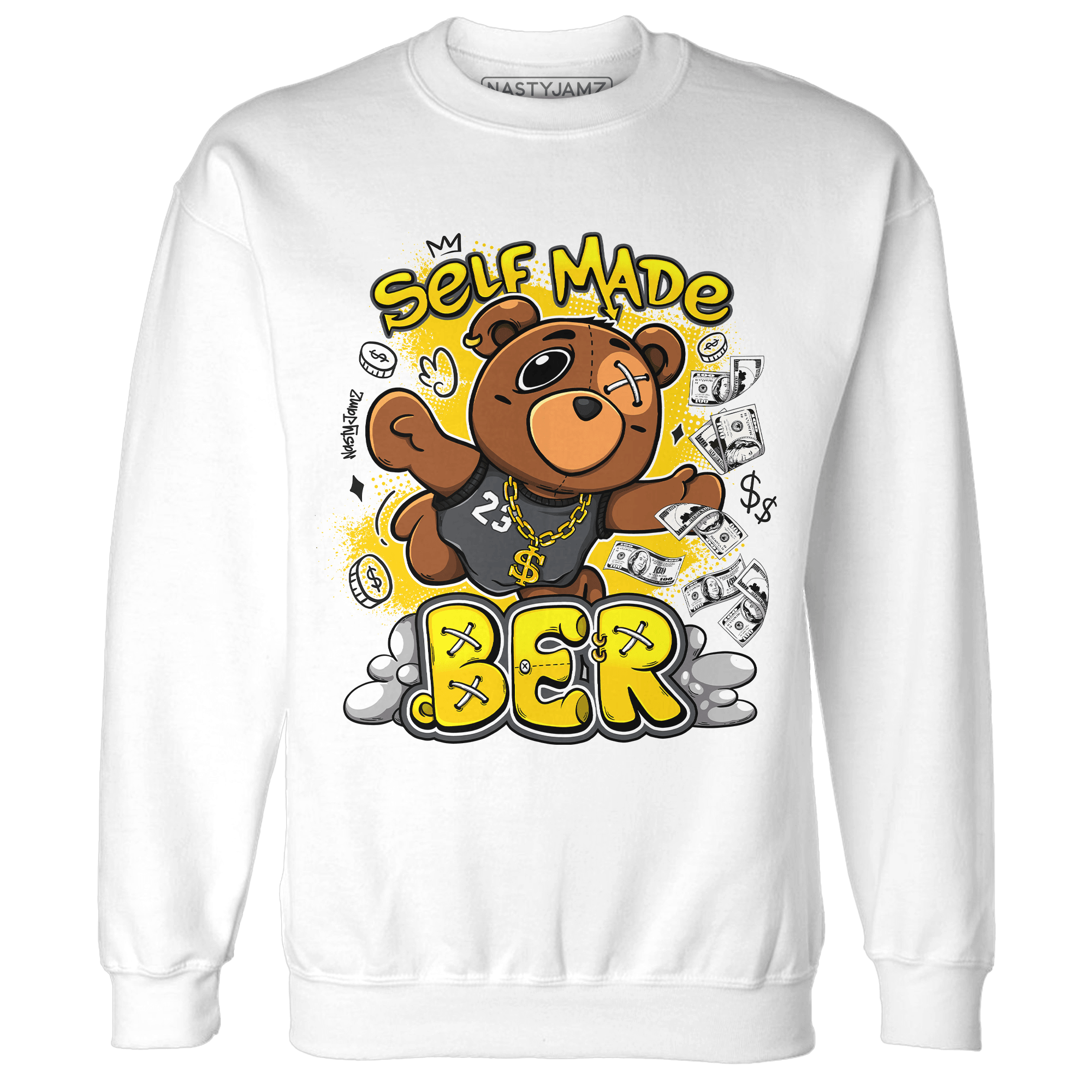 Thunder 4s Sweatshirt Match Self Made BER - NastyJamz