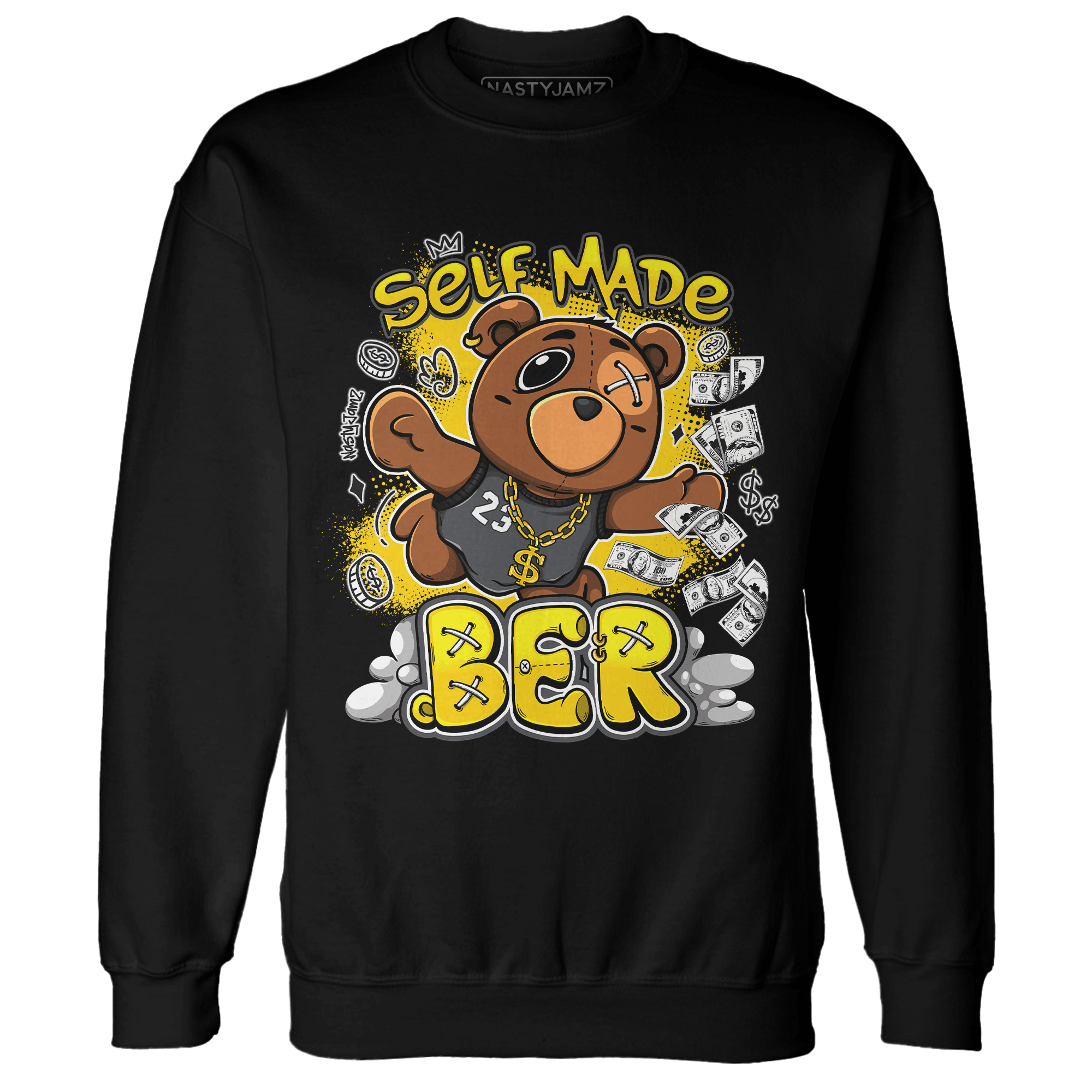 Thunder 4s Sweatshirt Match Self Made BER - NastyJamz