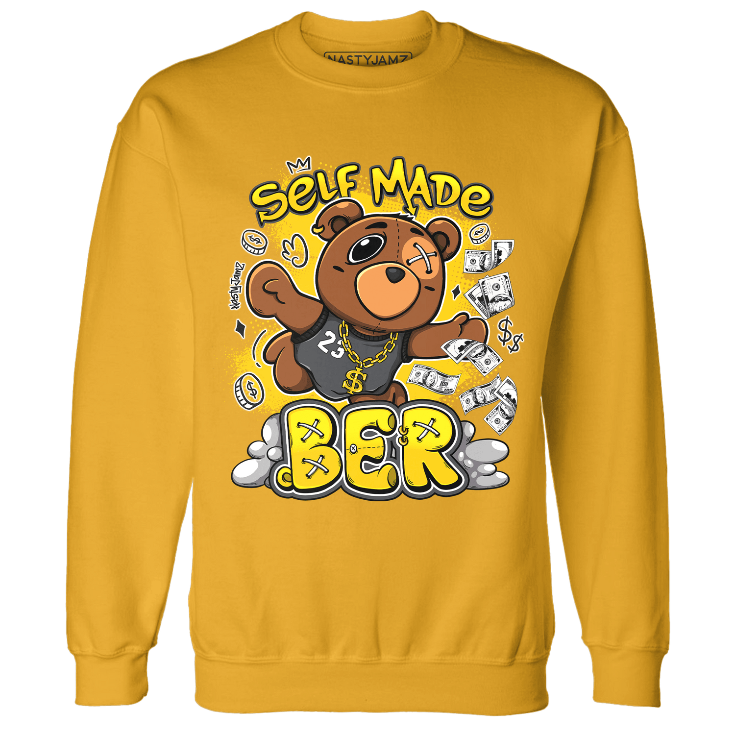 Thunder 4s Sweatshirt Match Self Made BER - NastyJamz