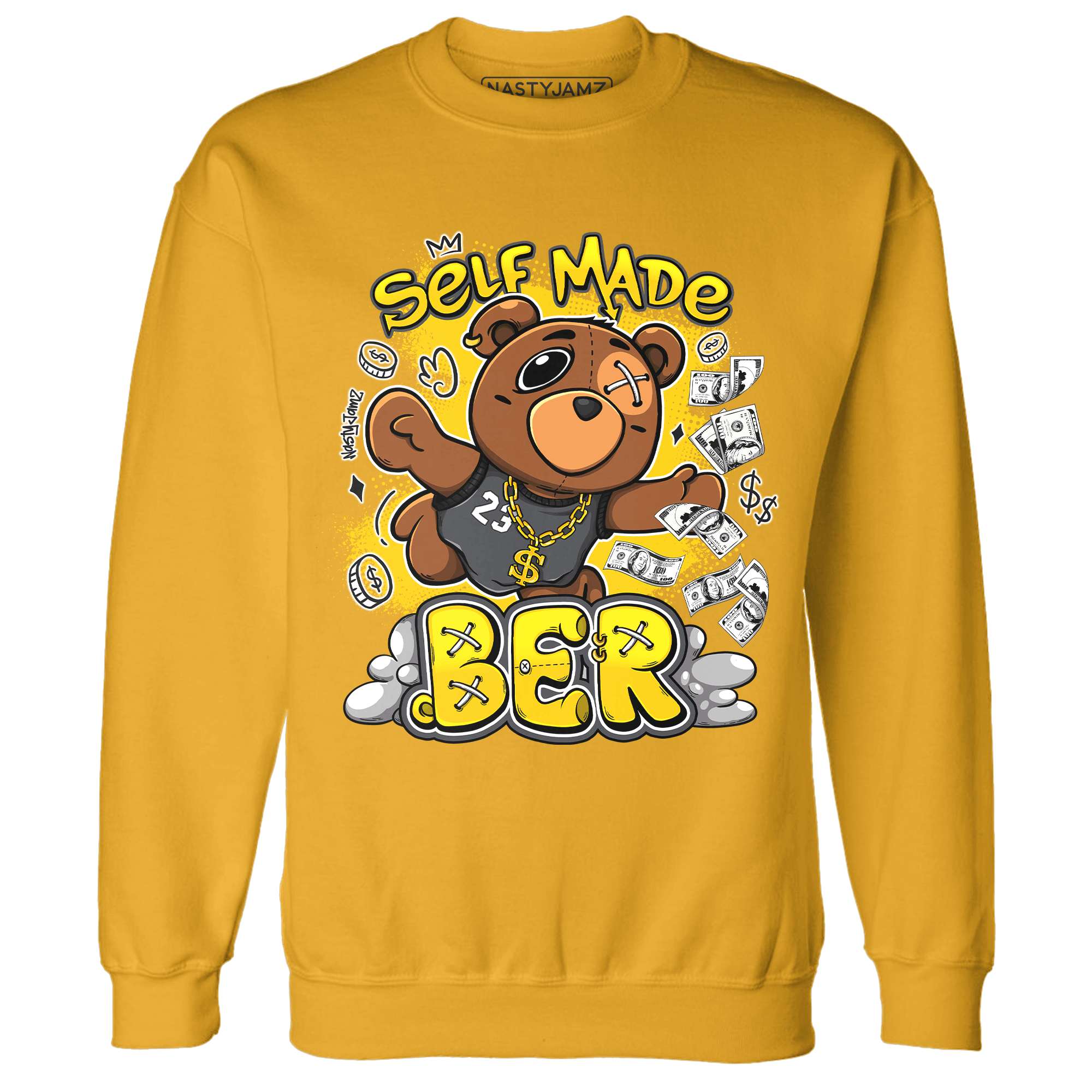 Thunder 4s Sweatshirt Match Self Made BER - NastyJamz