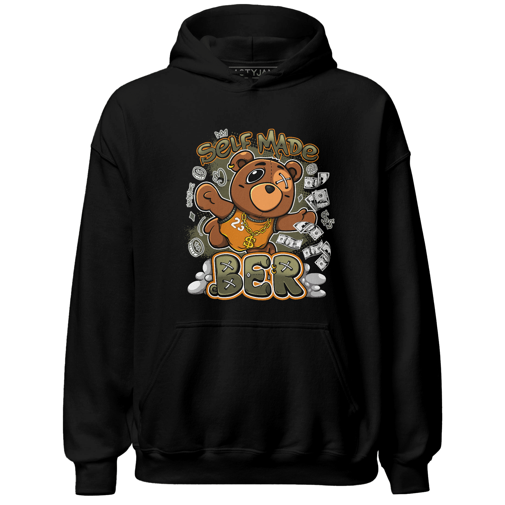 Olive 5s Hoodie Match Self Made BER - NastyJamz