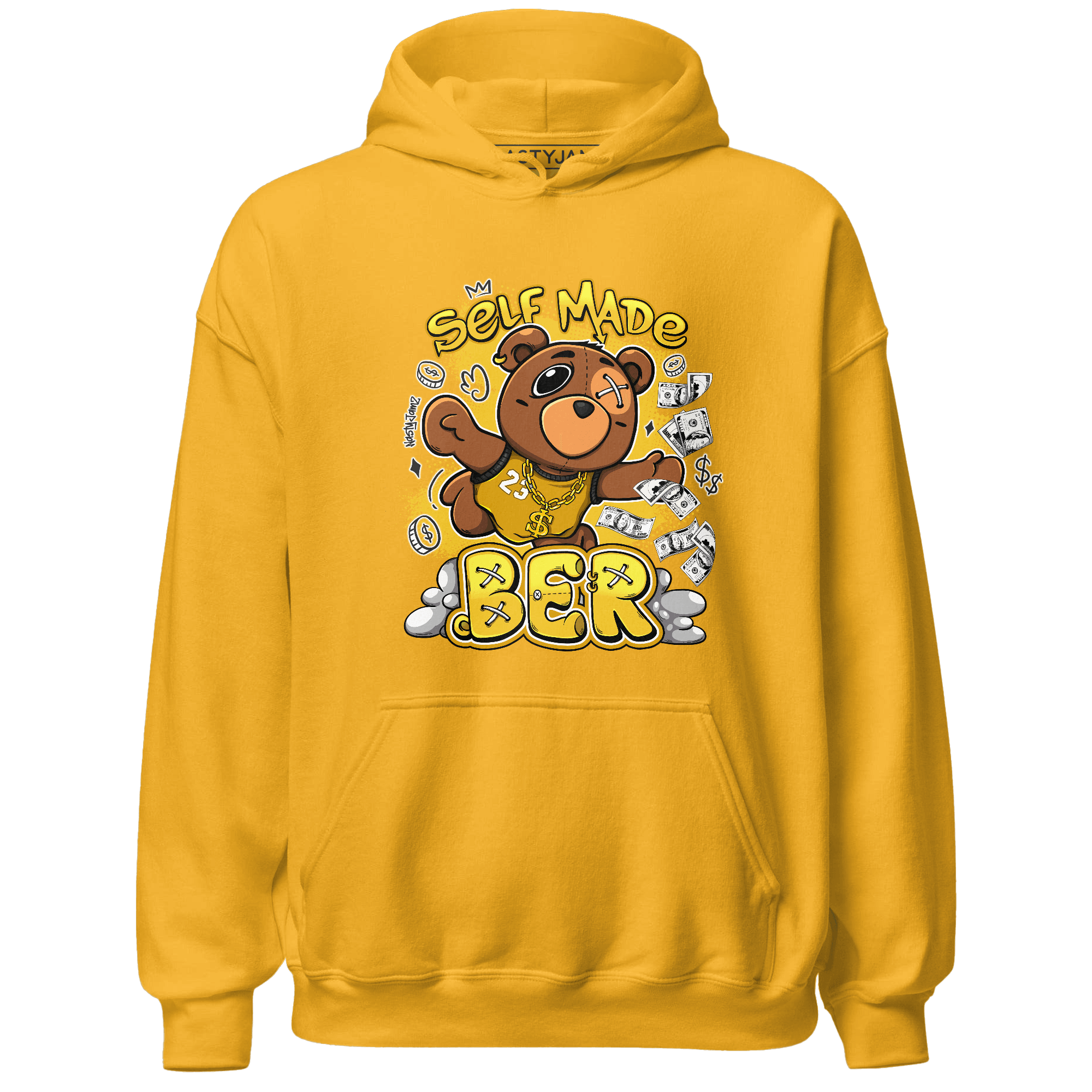 Yellow Ochre 6s Hoodie Match Self Made BER - NastyJamz
