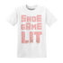Low Legend Pink 11s T Shirt Match Shoe Game Lit - NastyJamz