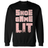 Low Legend Pink 11s Sweatshirt Match Shoe Game Lit - NastyJamz
