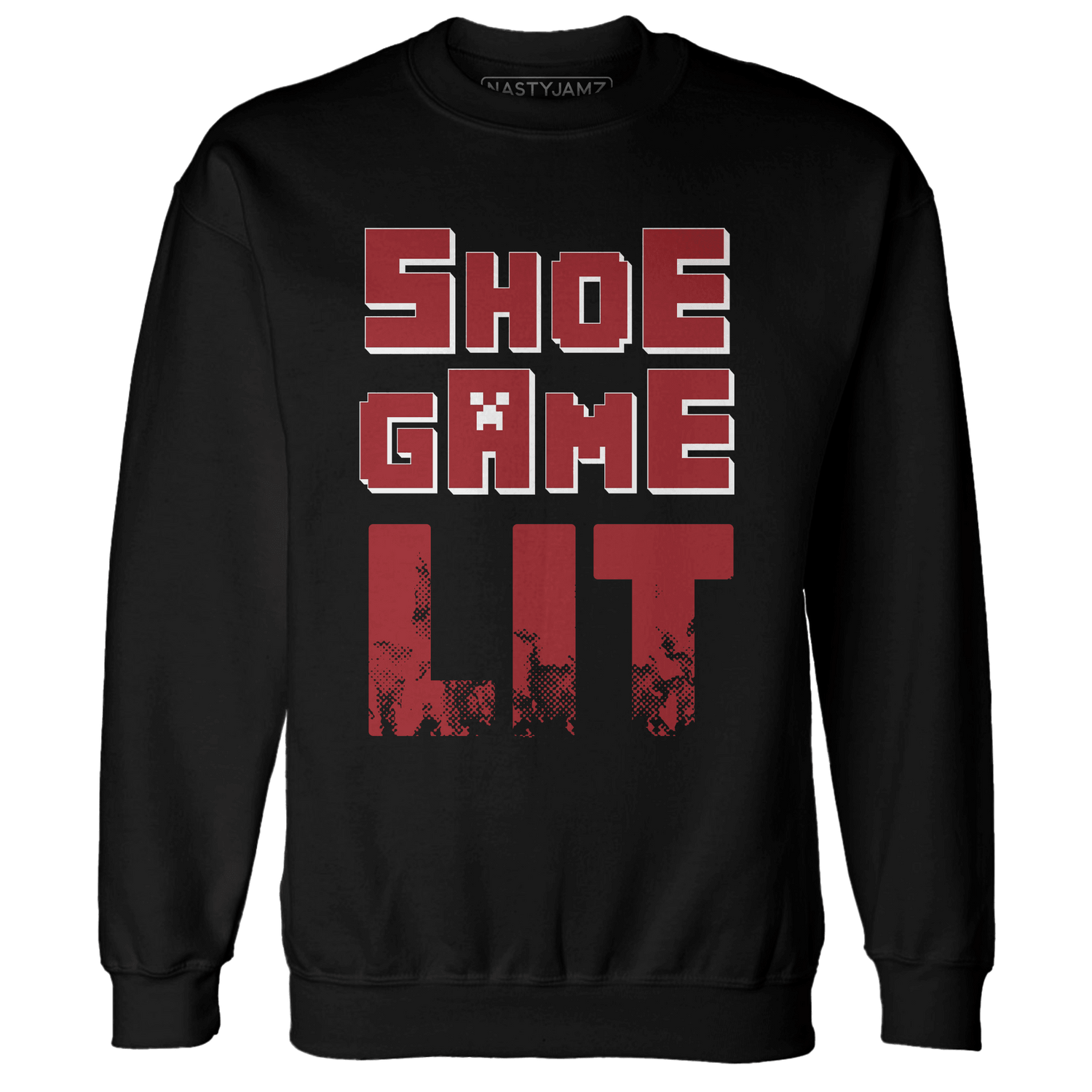 Retro Red Taxi 12s Sweatshirt Match Shoe Game Lit - NastyJamz