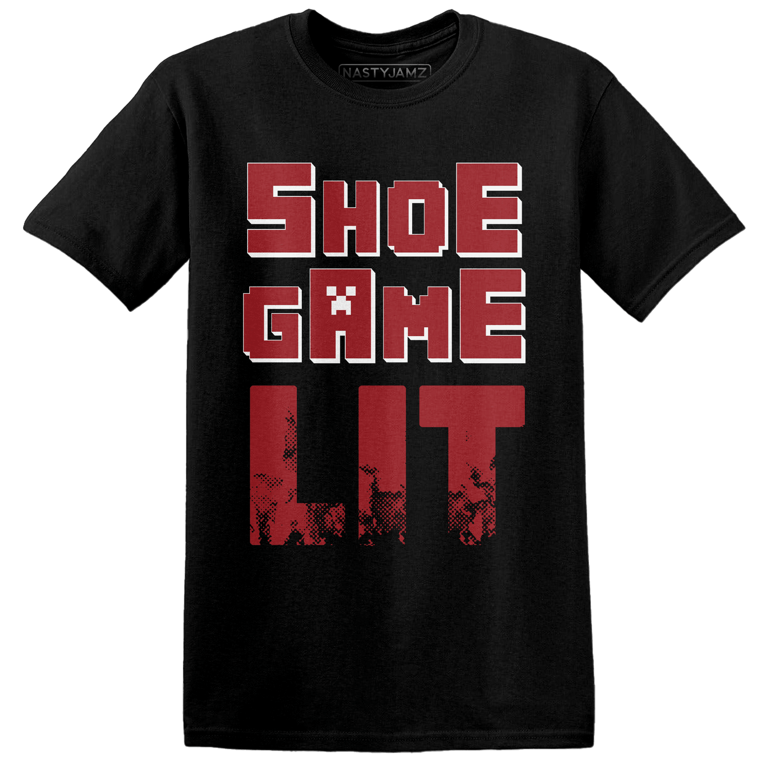 Retro Red Taxi 12s T Shirt Match Shoe Game Lit - NastyJamz