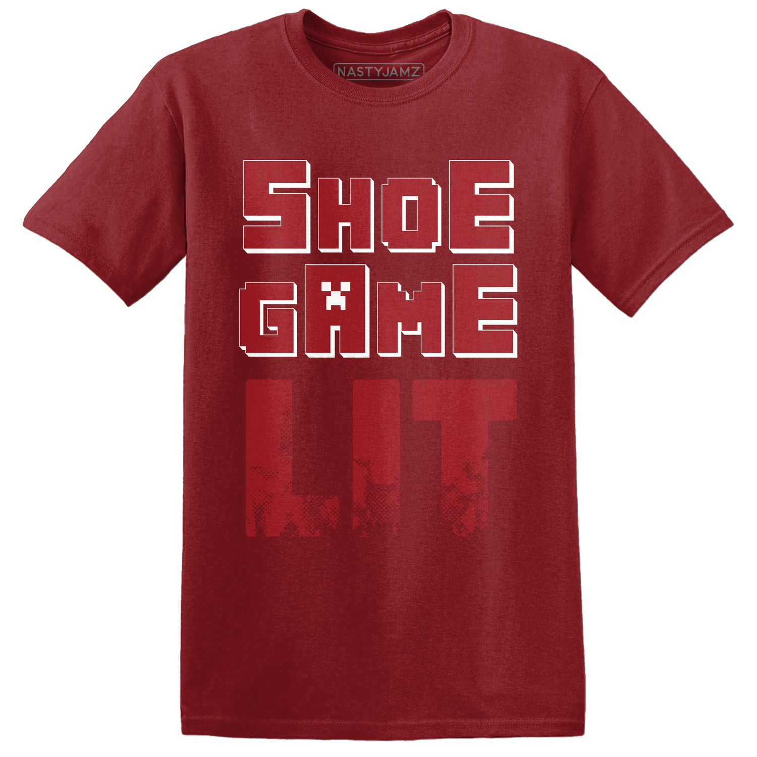 Retro Red Taxi 12s T Shirt Match Shoe Game Lit - NastyJamz