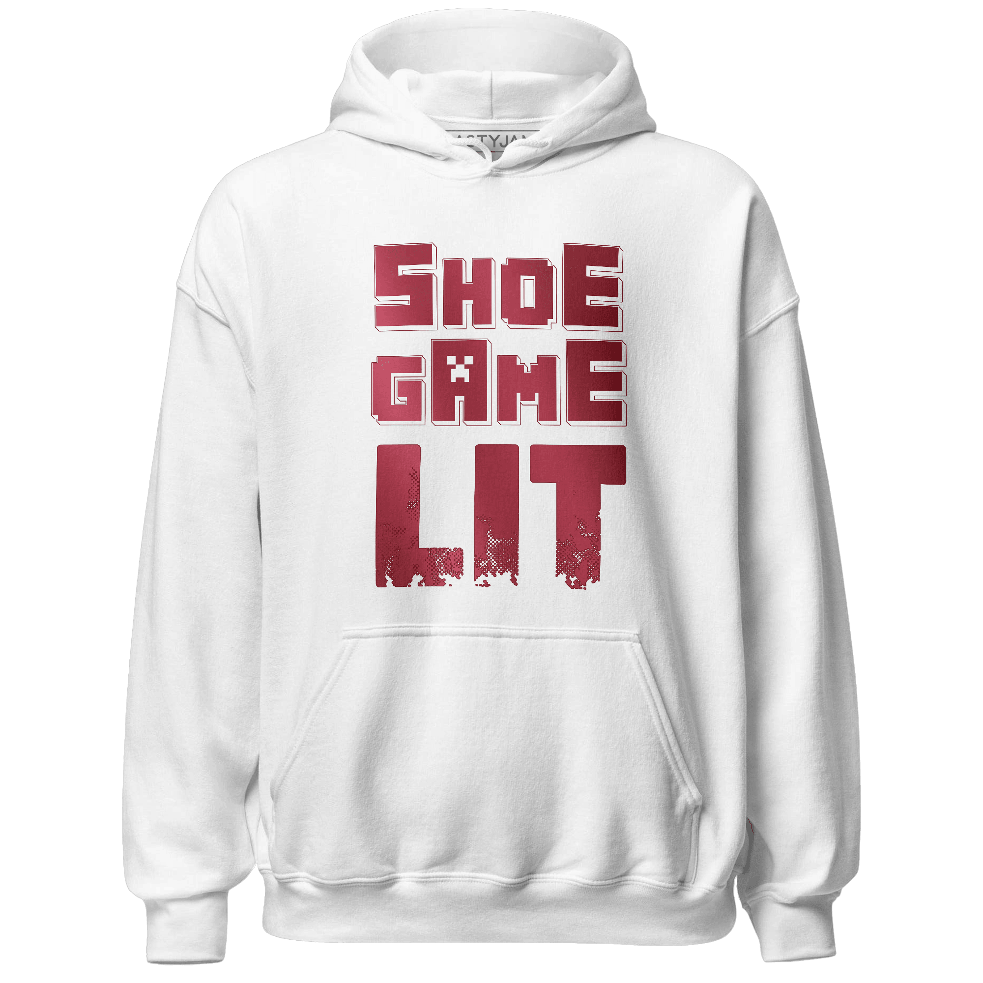 High 85 Metallic Burgundy 1s Hoodie Match Shoe Game Lit - NastyJamz