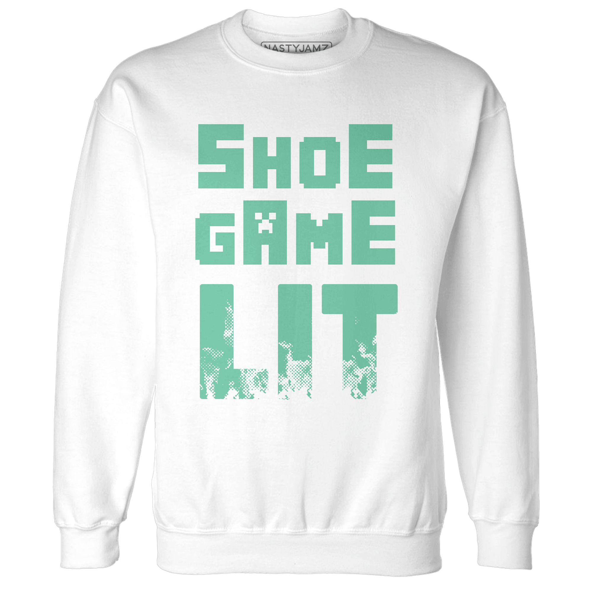 High OG Green Glow 1s Sweatshirt Match Shoe Game Lit - NastyJamz
