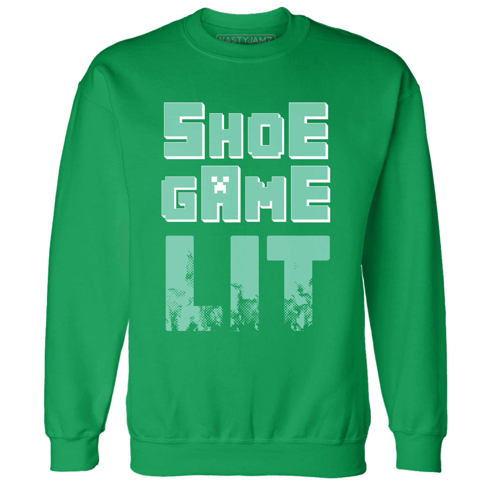 High OG Green Glow 1s Sweatshirt Match Shoe Game Lit - NastyJamz