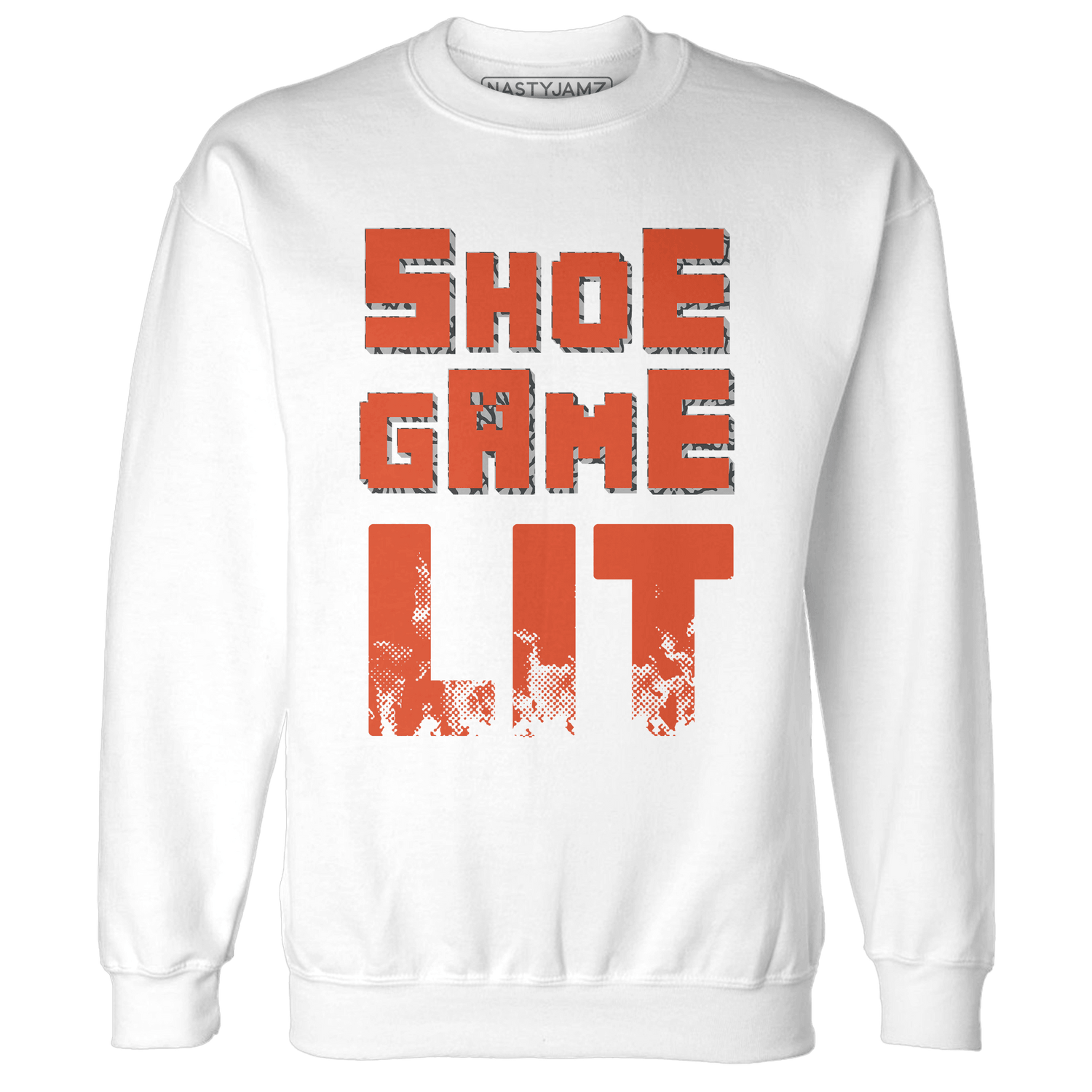 Georgia Peach 3s Sweatshirt Match Shoe Game Lit - NastyJamz