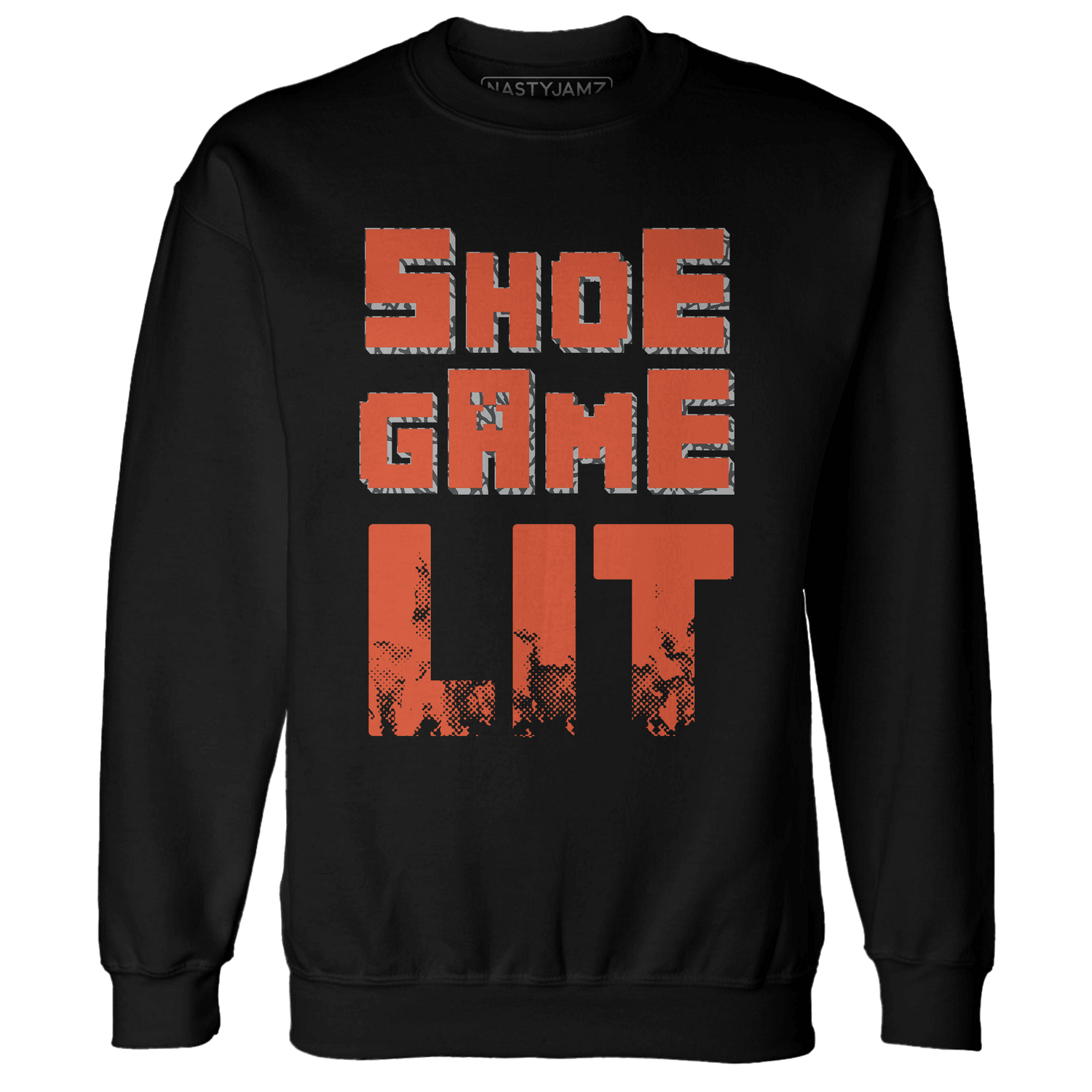 Georgia Peach 3s Sweatshirt Match Shoe Game Lit - NastyJamz