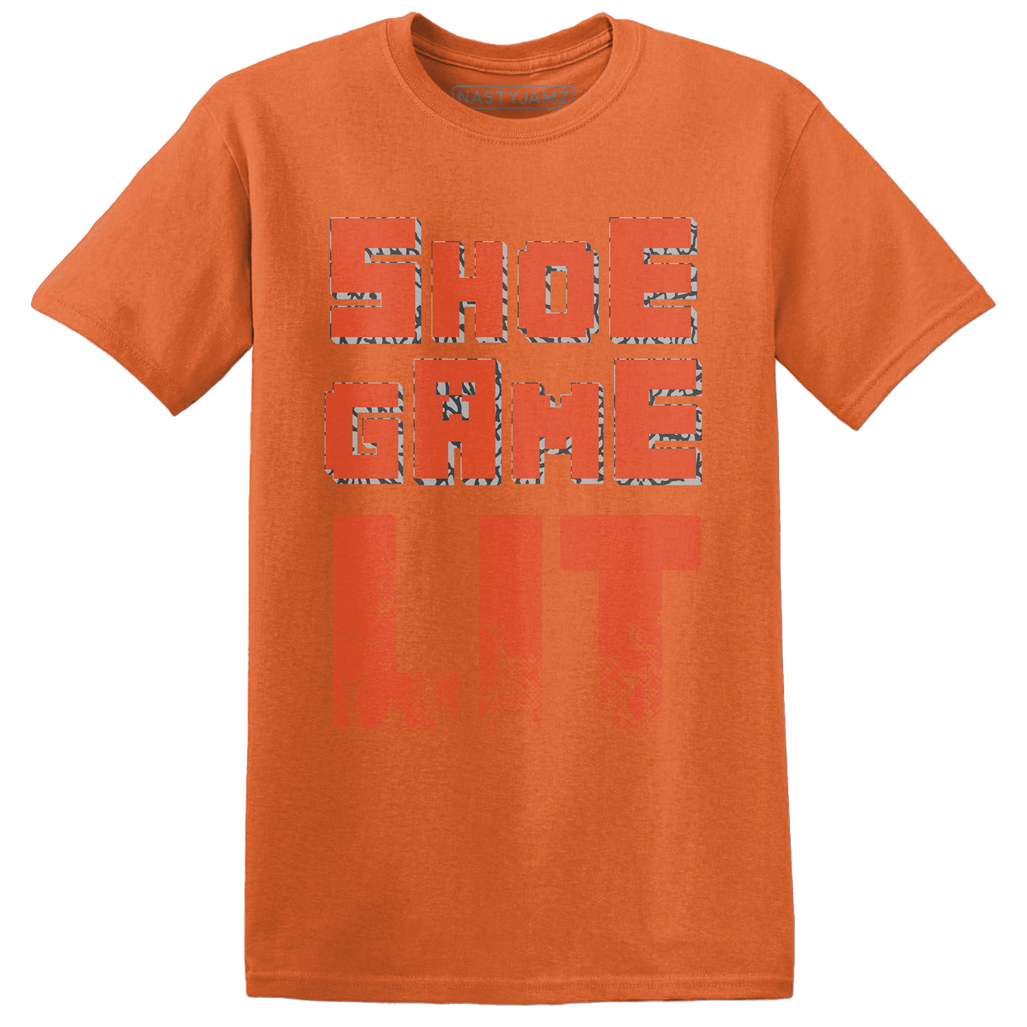 Georgia Peach 3s T Shirt Match Shoe Game Lit - NastyJamz