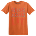 Georgia Peach 3s T Shirt Match Shoe Game Lit - NastyJamz
