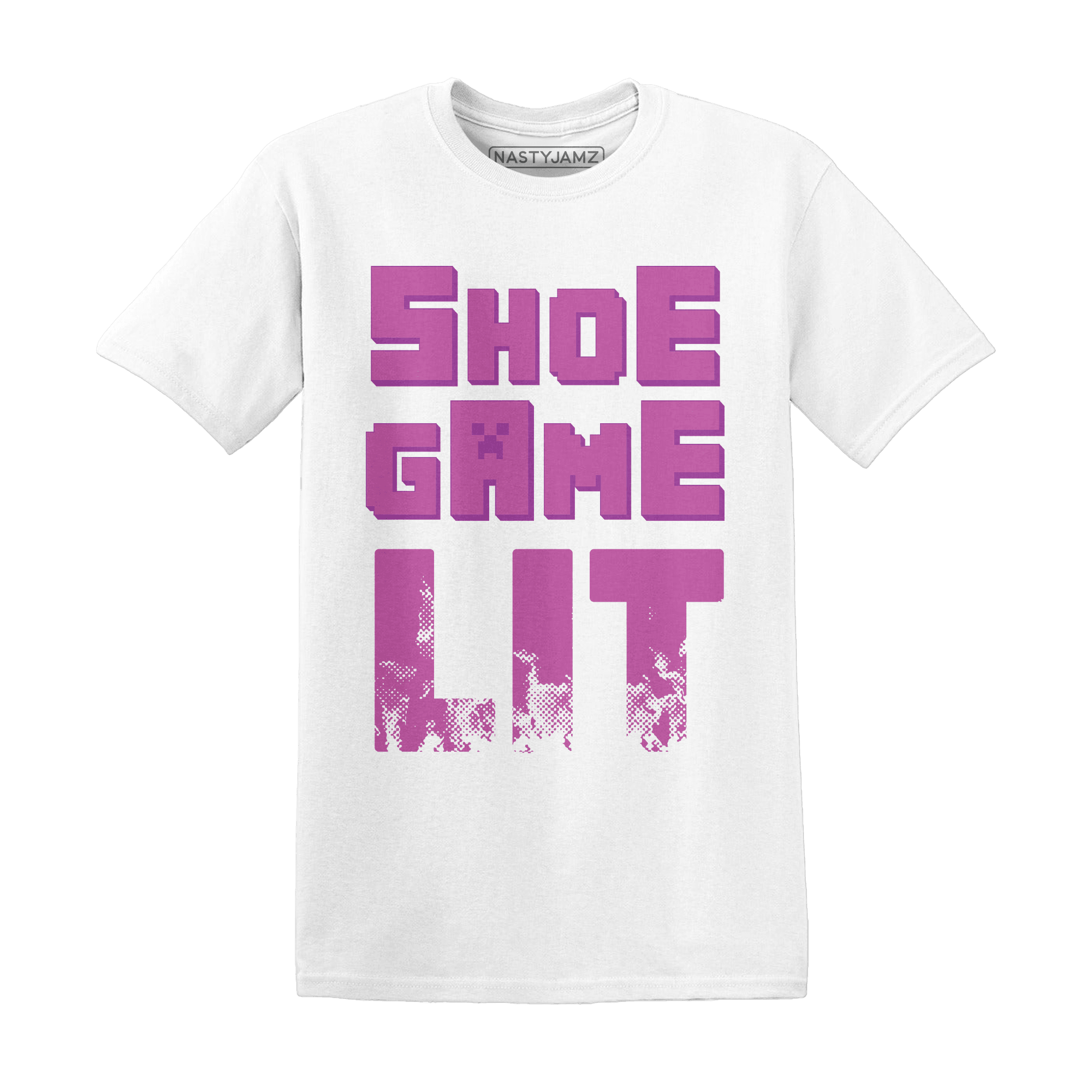 GS Hyper Violet 4s T Shirt Match Shoe Game Lit - NastyJamz