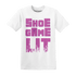 GS Hyper Violet 4s T Shirt Match Shoe Game Lit - NastyJamz