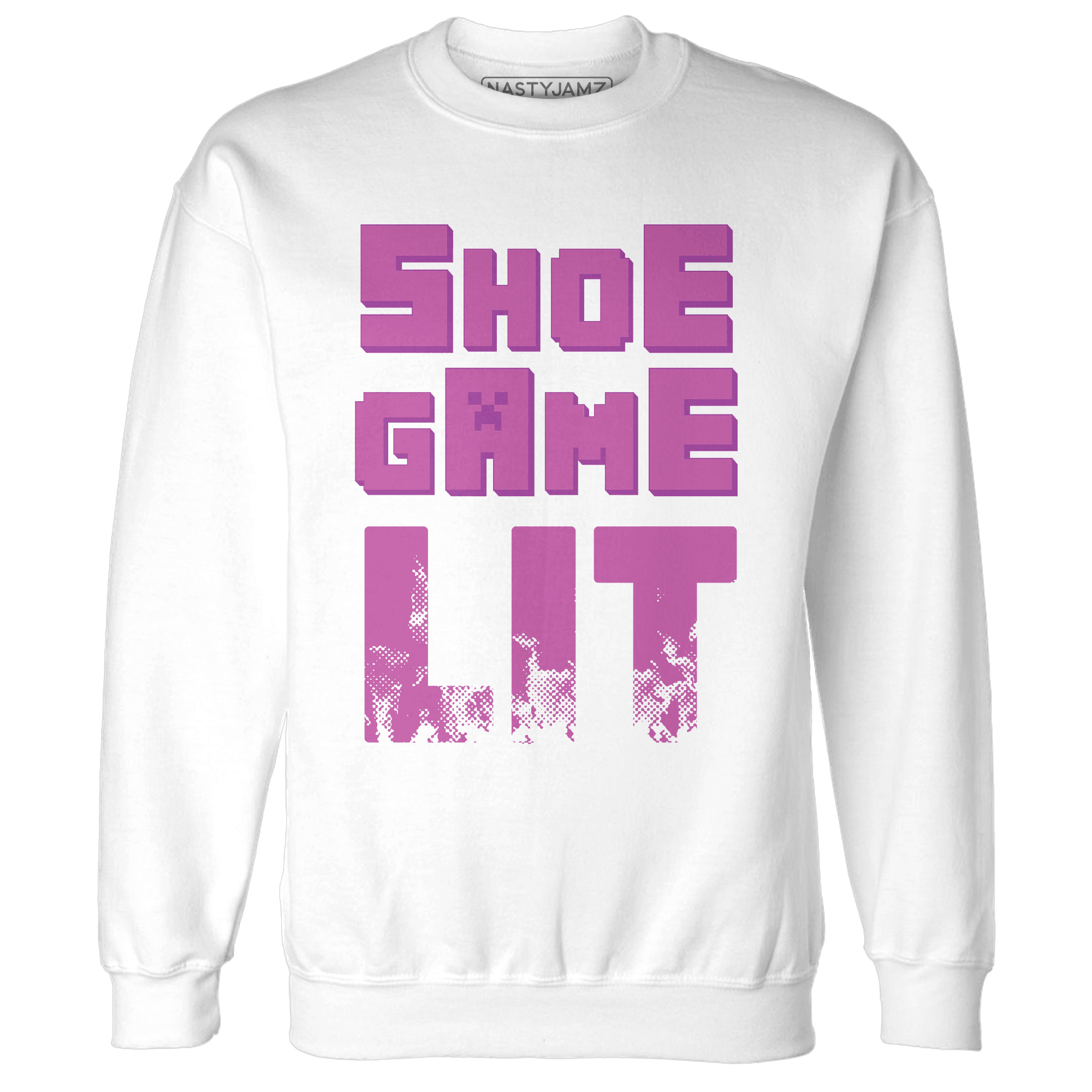 GS Hyper Violet 4s Sweatshirt Match Shoe Game Lit - NastyJamz