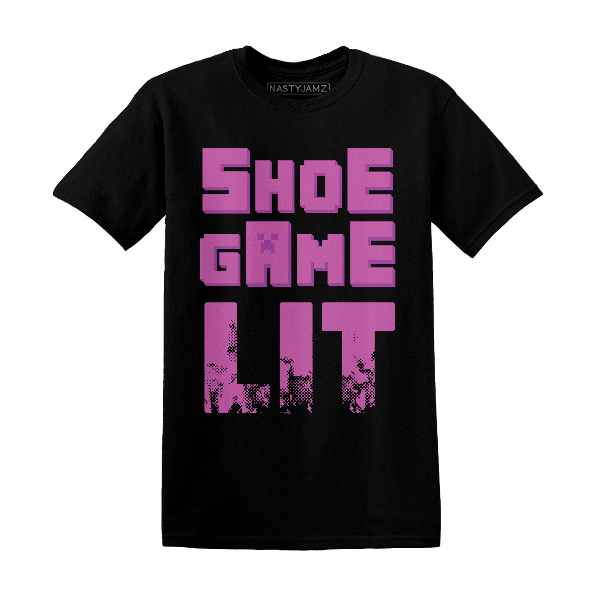 GS Hyper Violet 4s T Shirt Match Shoe Game Lit - NastyJamz