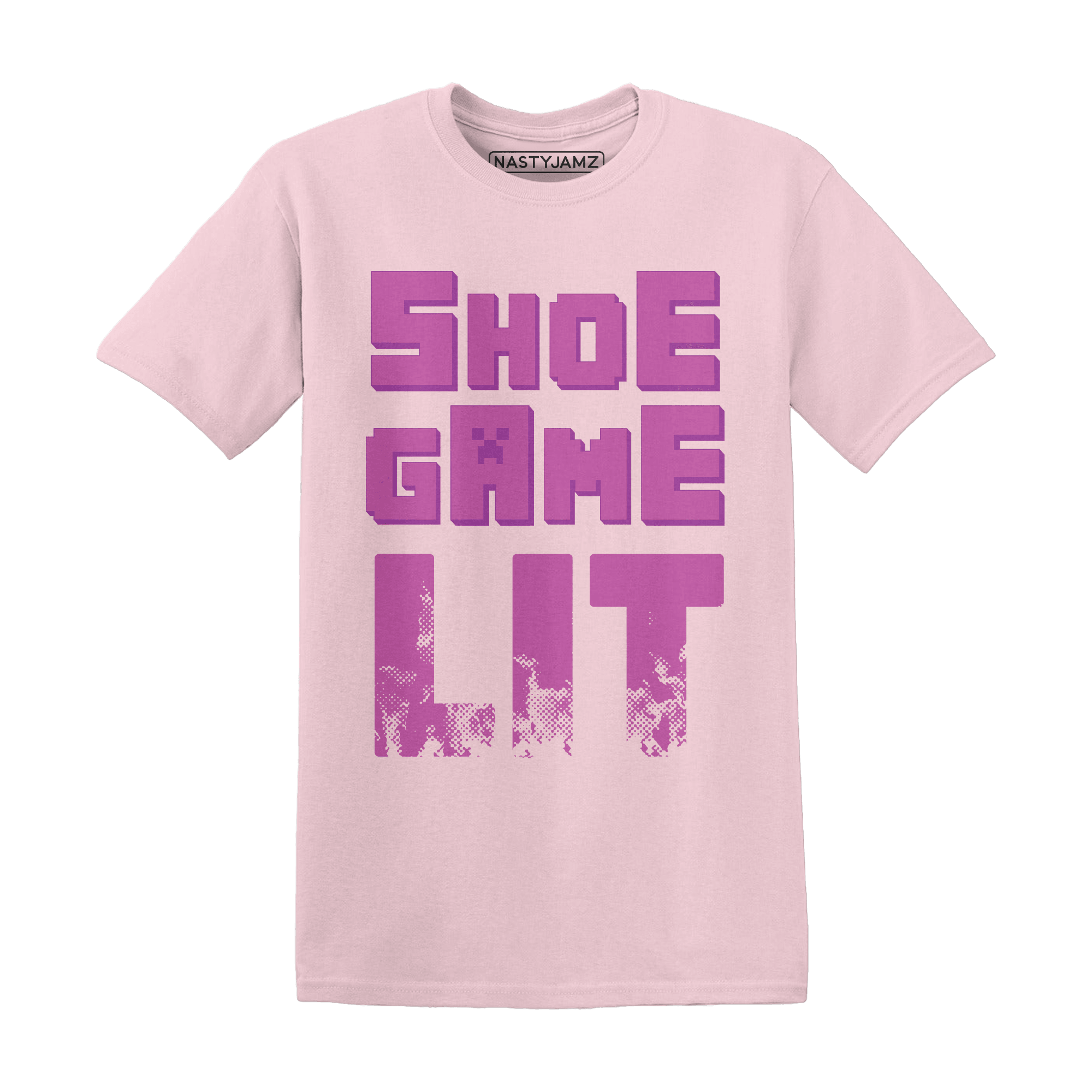 GS Hyper Violet 4s T Shirt Match Shoe Game Lit - NastyJamz
