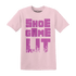 GS Hyper Violet 4s T Shirt Match Shoe Game Lit - NastyJamz