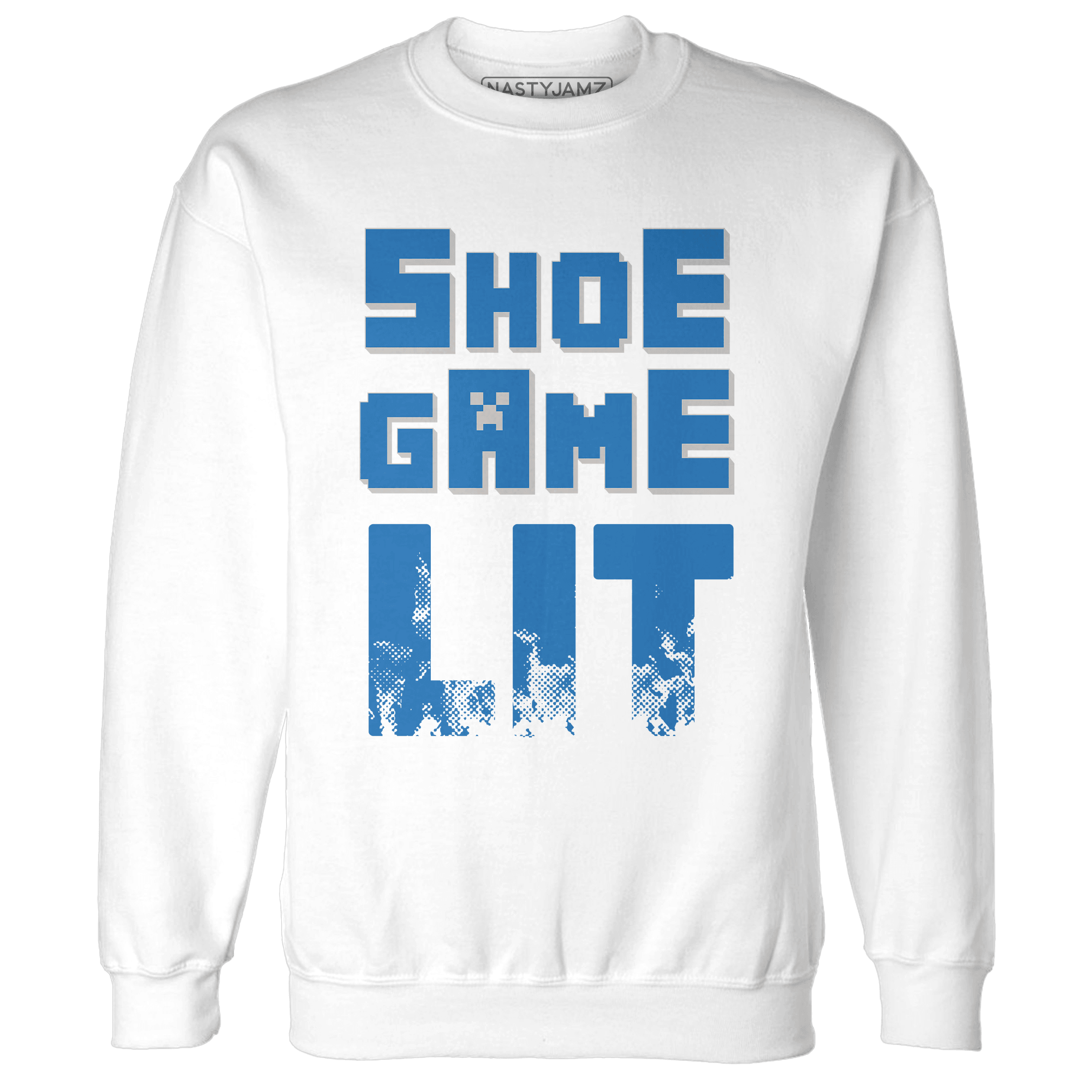 Industrial Blue 4s Sweatshirt Match Shoe Game Lit - NastyJamz