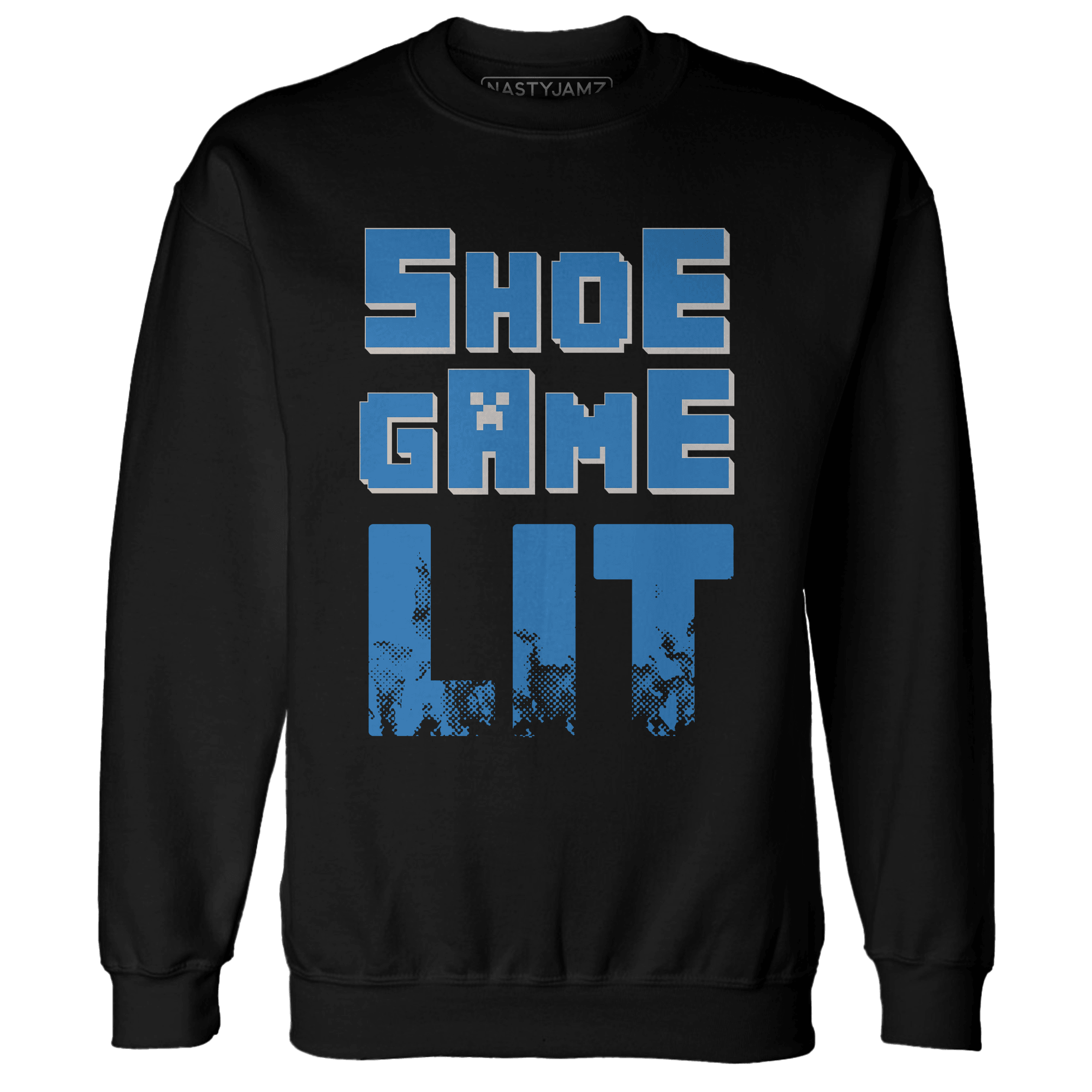 Industrial Blue 4s Sweatshirt Match Shoe Game Lit - NastyJamz