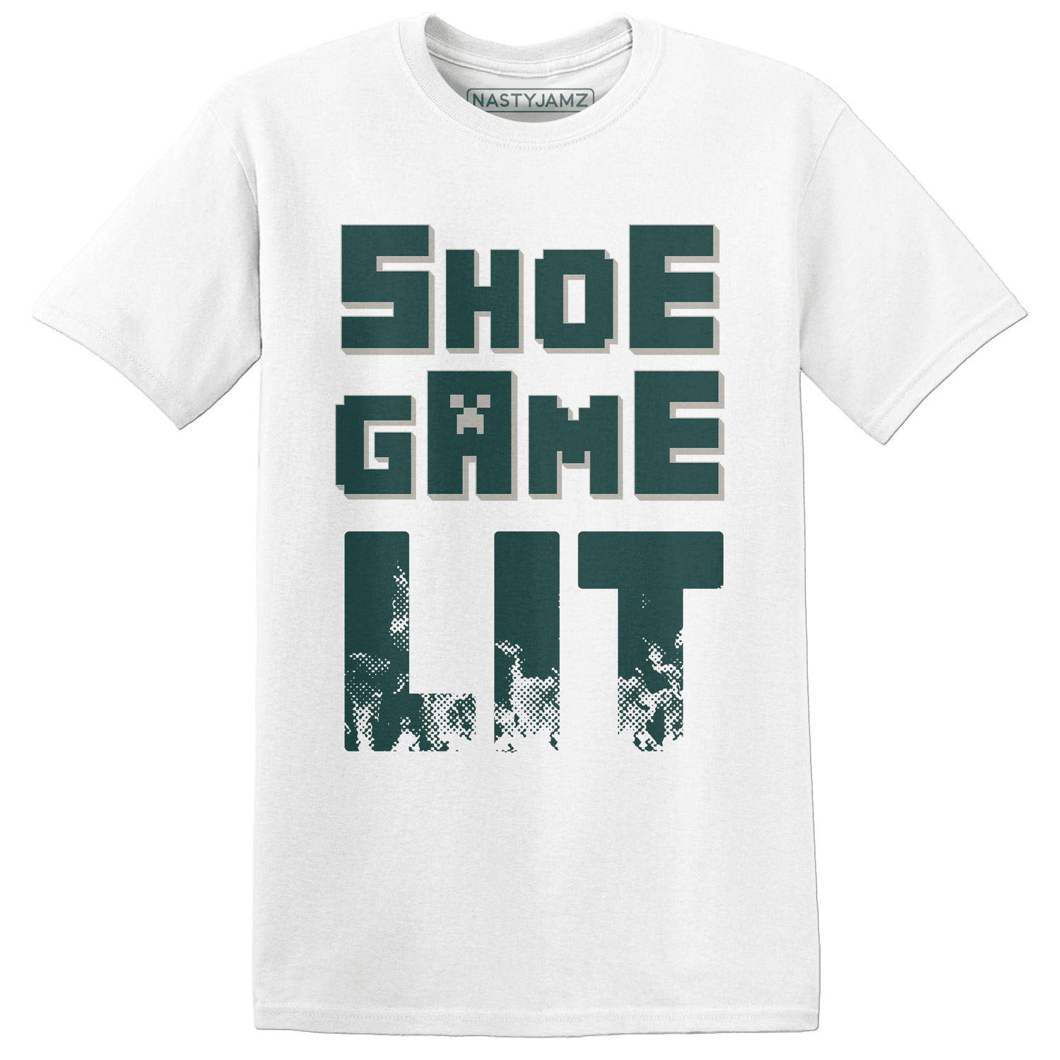 Oxidized Green 4s T Shirt Match Shoe Game Lit - NastyJamz