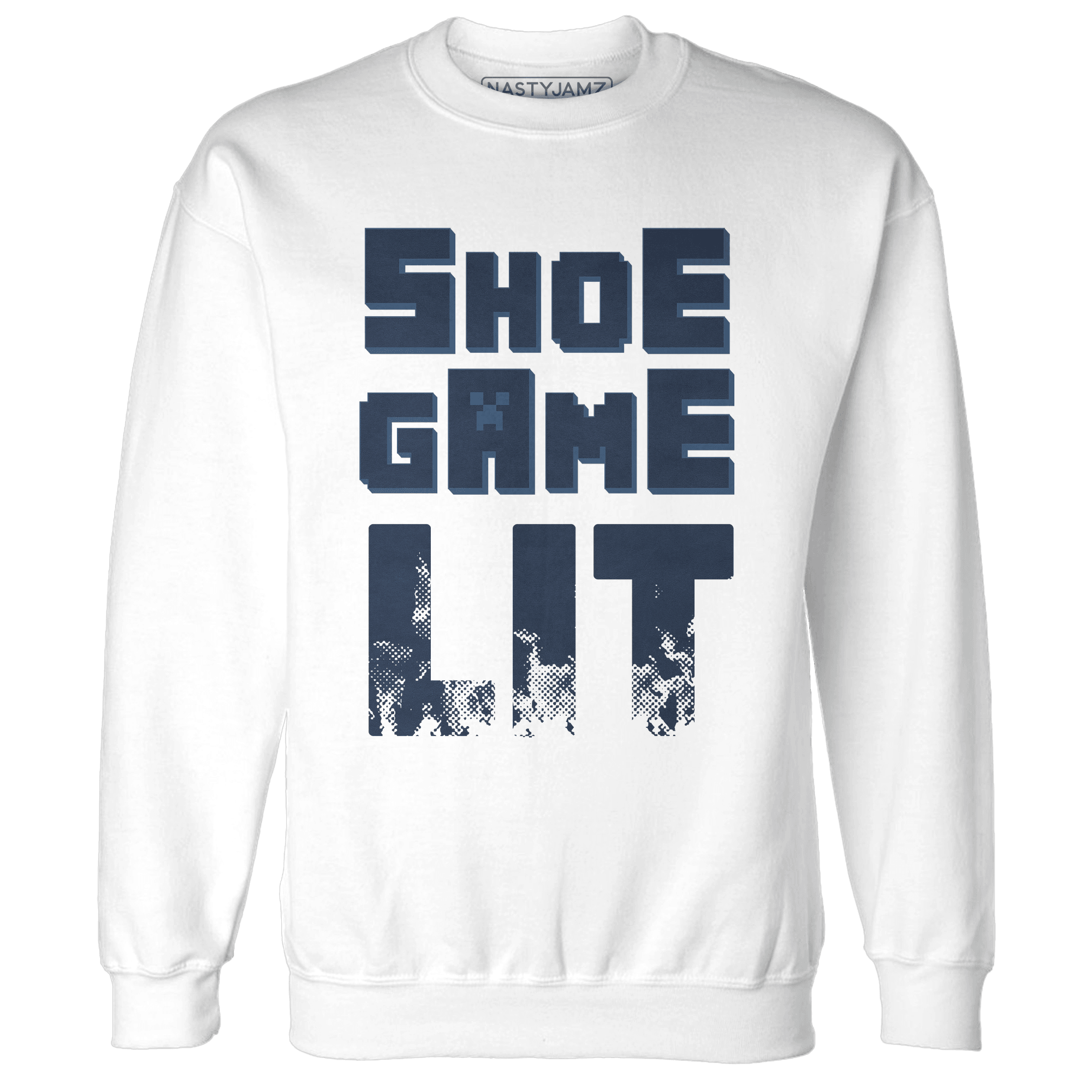 AM 1 86 Jackie Robinson Sweatshirt Match Shoe Game Lit - NastyJamz