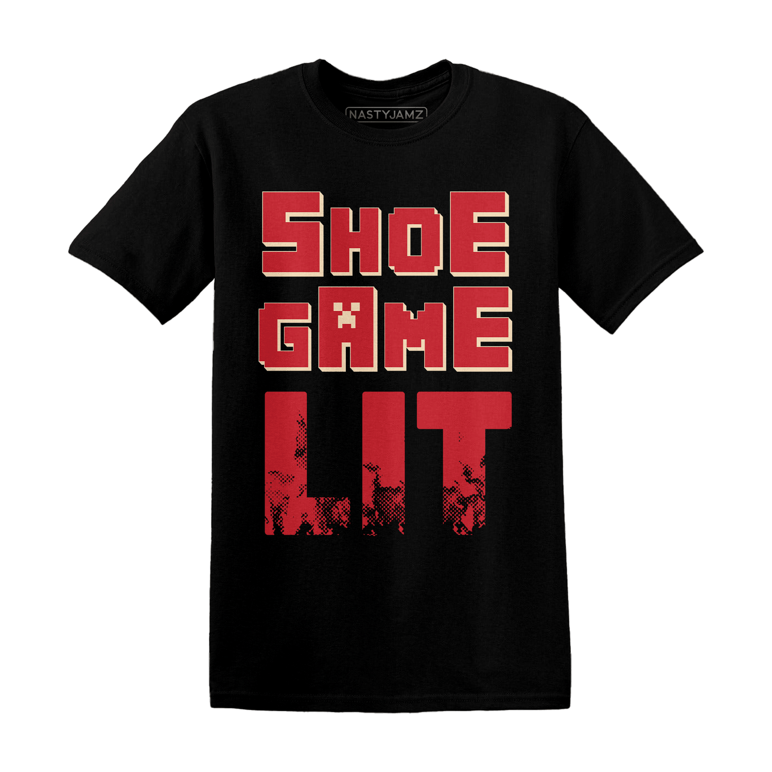 Jumman Jack University Red T Shirt Match Shoe Game Lit - NastyJamz