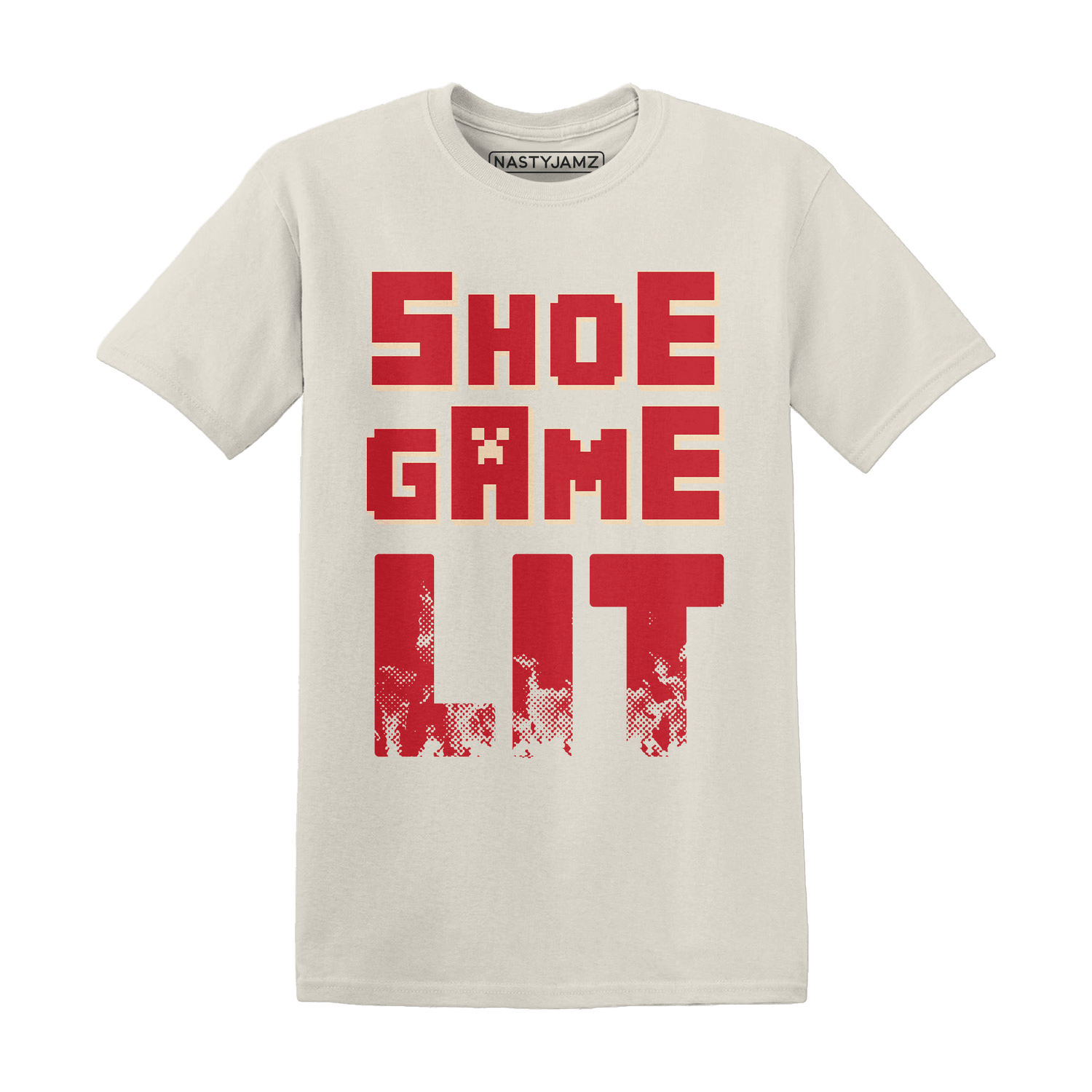 Jumman Jack University Red T Shirt Match Shoe Game Lit - NastyJamz