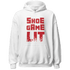 Jumman Jack University Red Hoodie Match Shoe Game Lit - NastyJamz