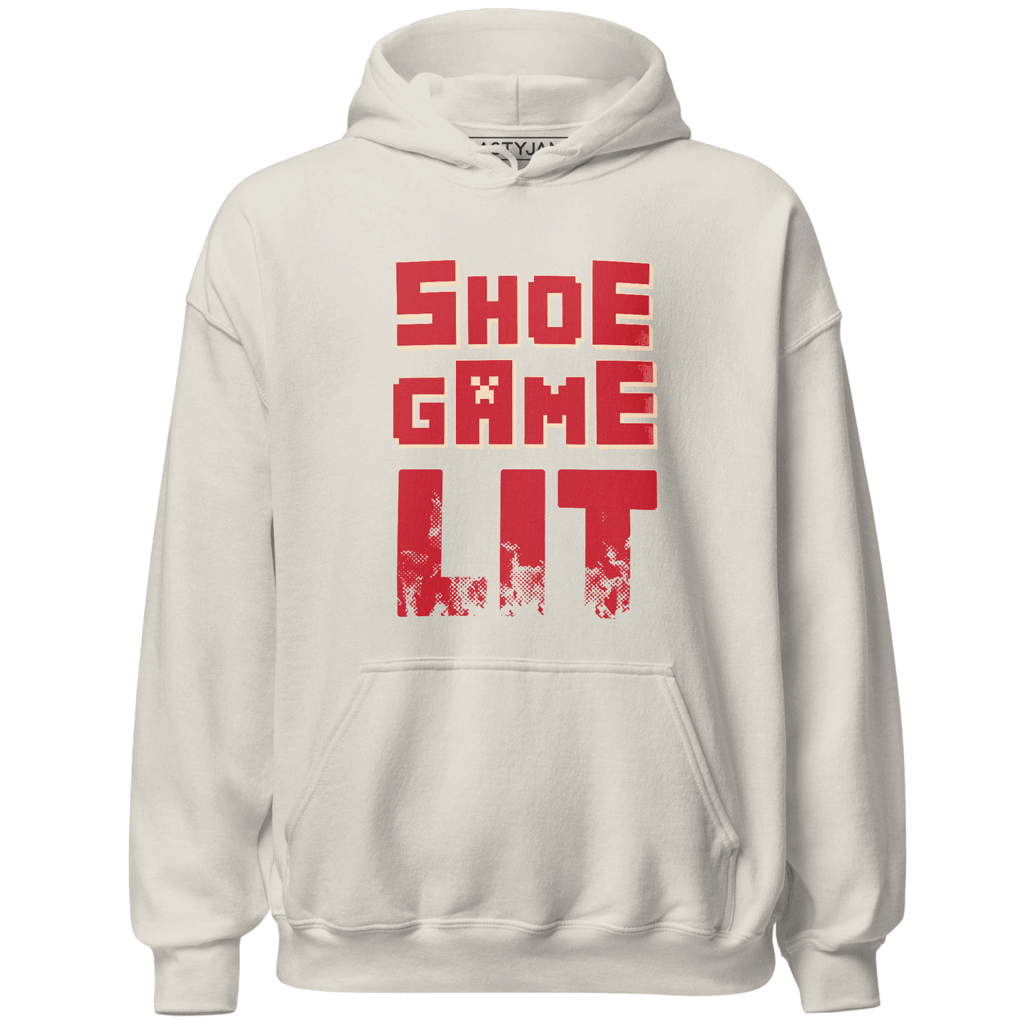 Jumman Jack University Red Hoodie Match Shoe Game Lit - NastyJamz